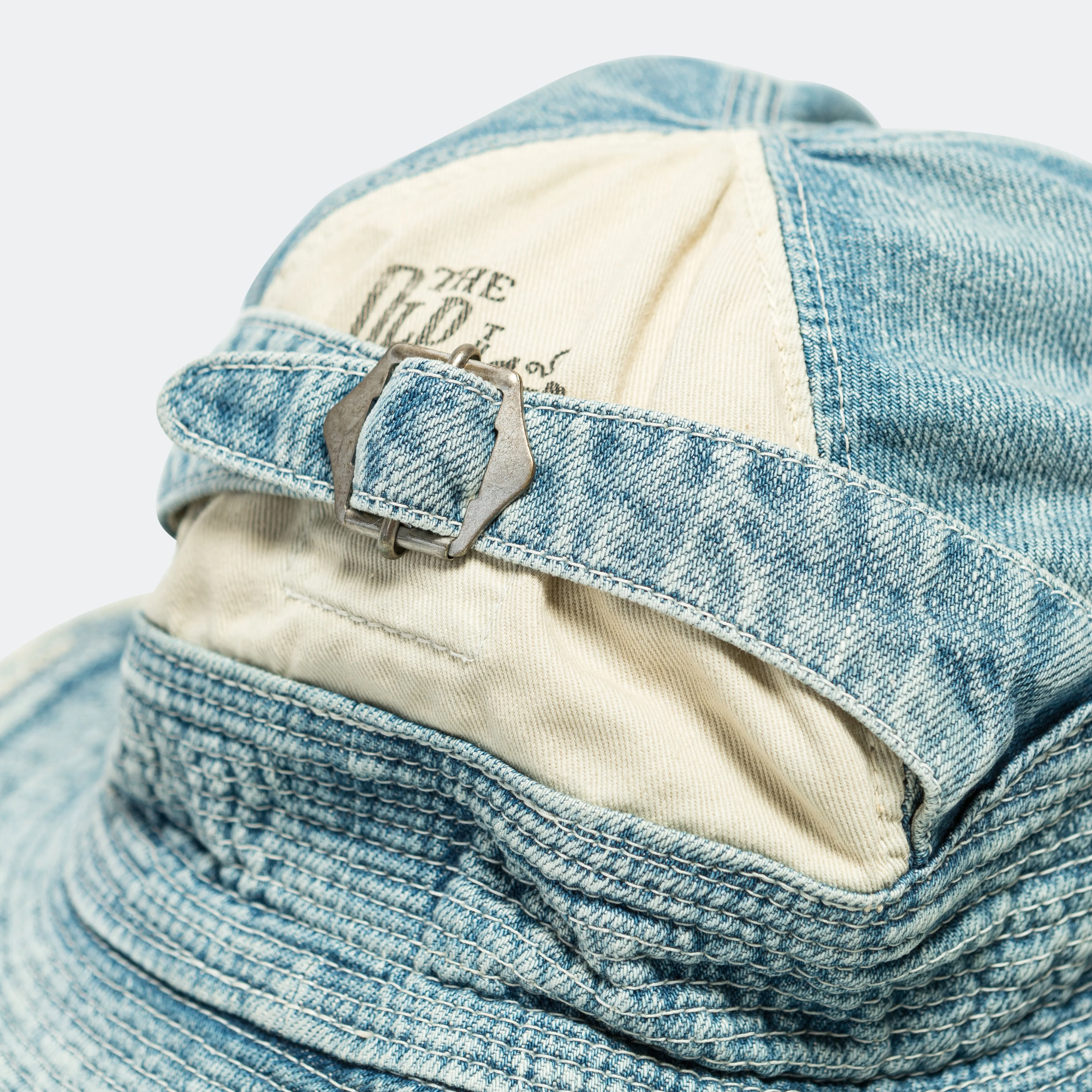 11.5oz THE OLD MAN AND THE SEA Hat (SOFT CRASH REMAKE) - Indigo - Image 4