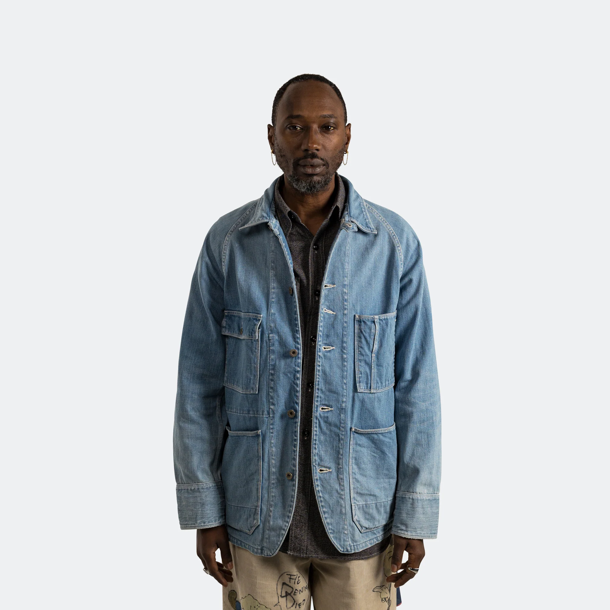 12oz Denim CACTUS Coverall - Mid Tone - Image 5