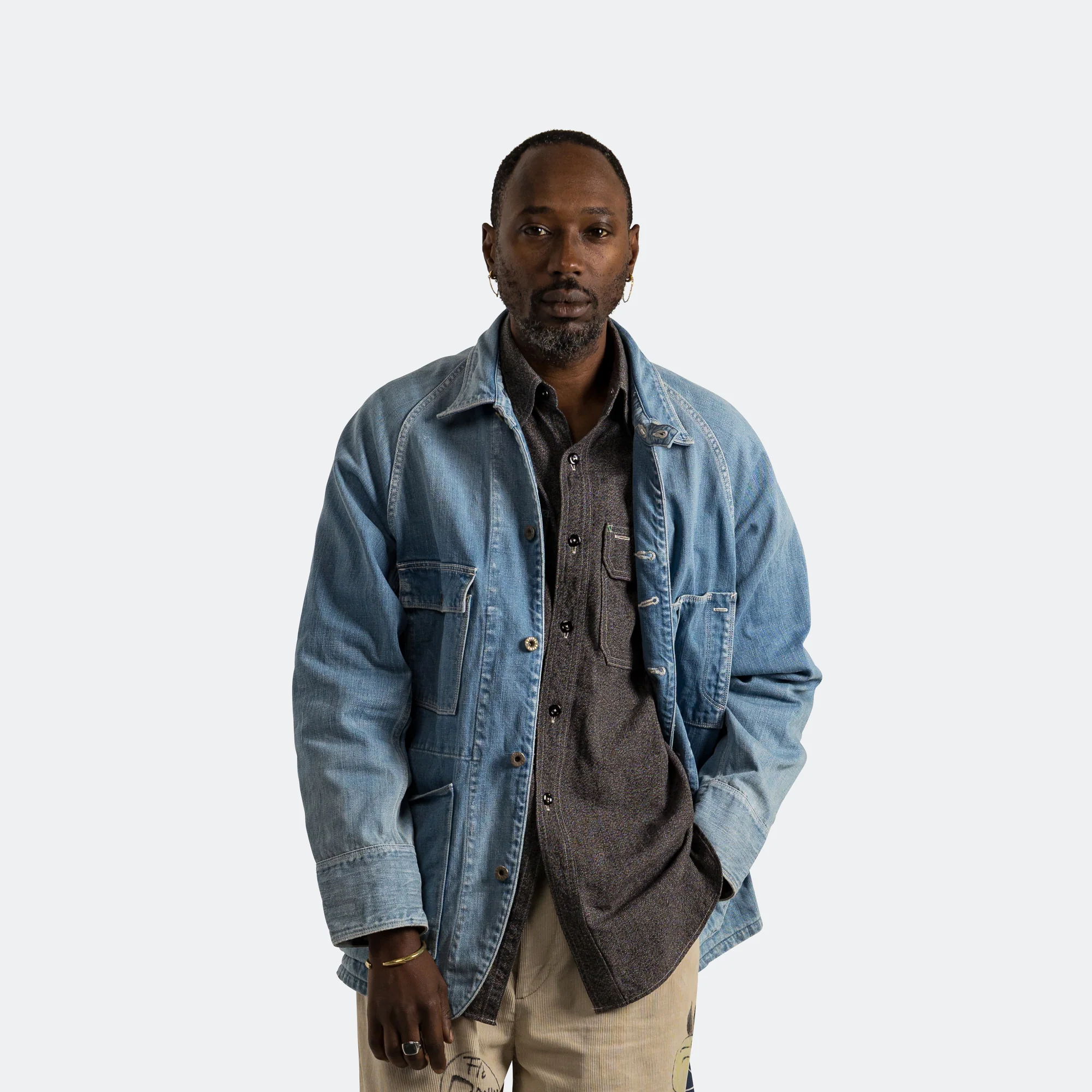 12oz Denim CACTUS Coverall - Mid Tone - Image 8
