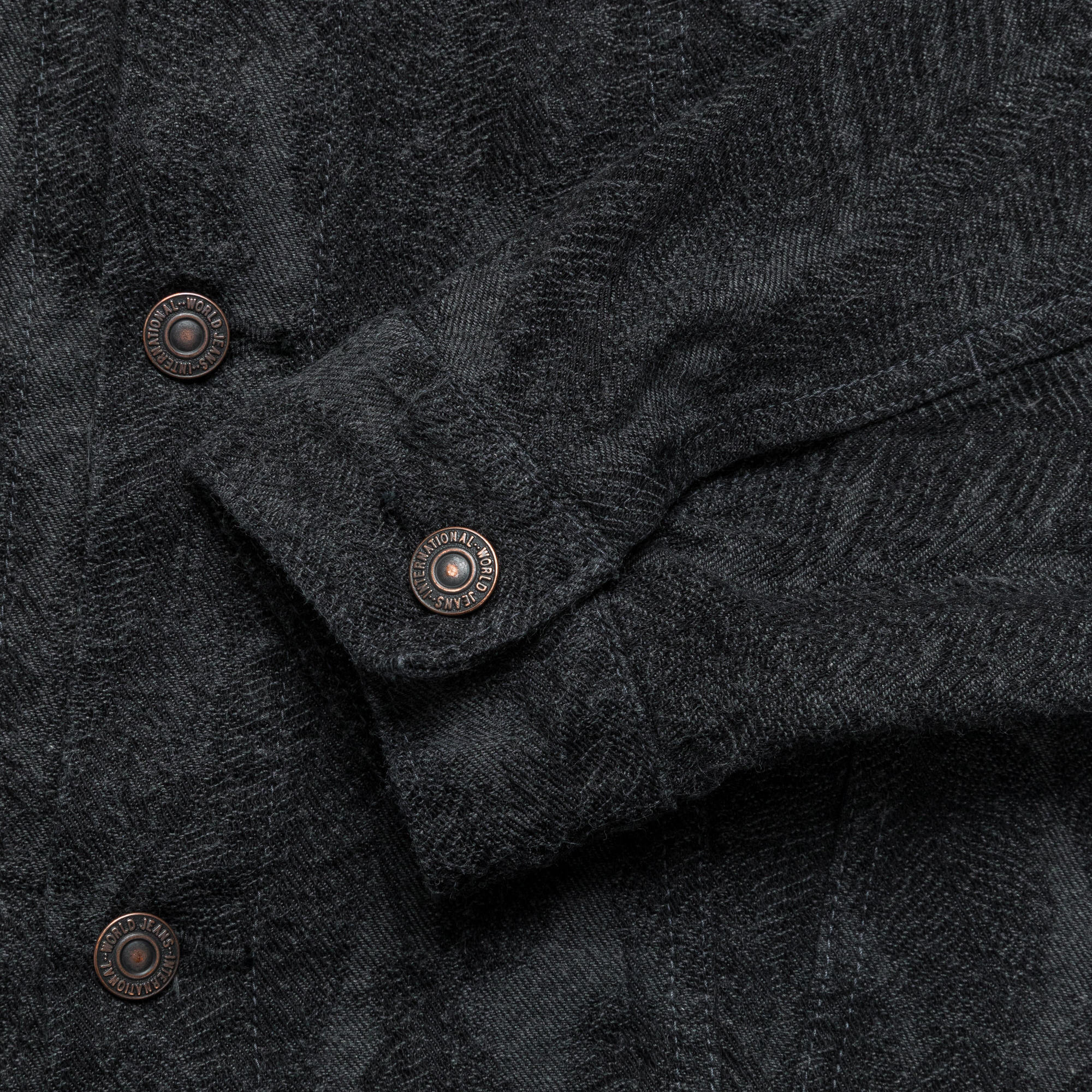 12oz MAGPIE Denim 3rd JKT - Black/Black - Image 5