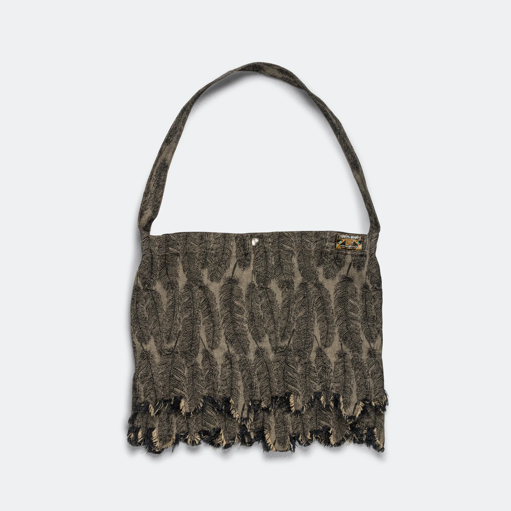 12oz MAGPIE Denim MEDICINE Bag - Black/Beige