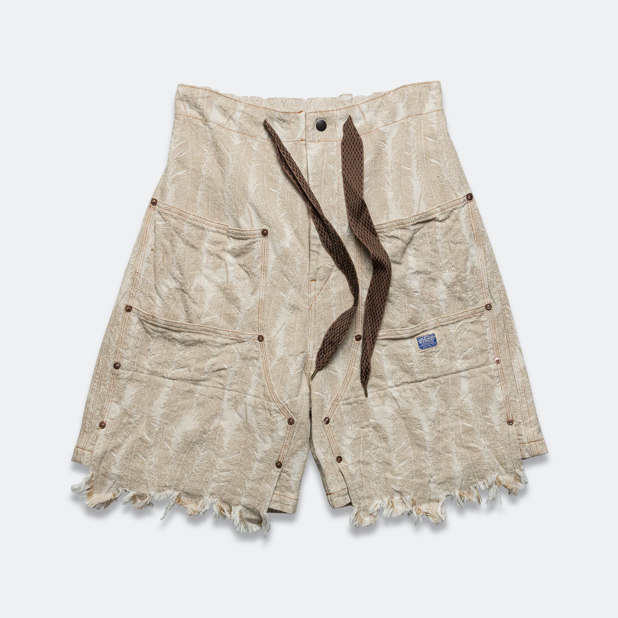 12oz MAGPIE Denim W-Knee EASY Shorts