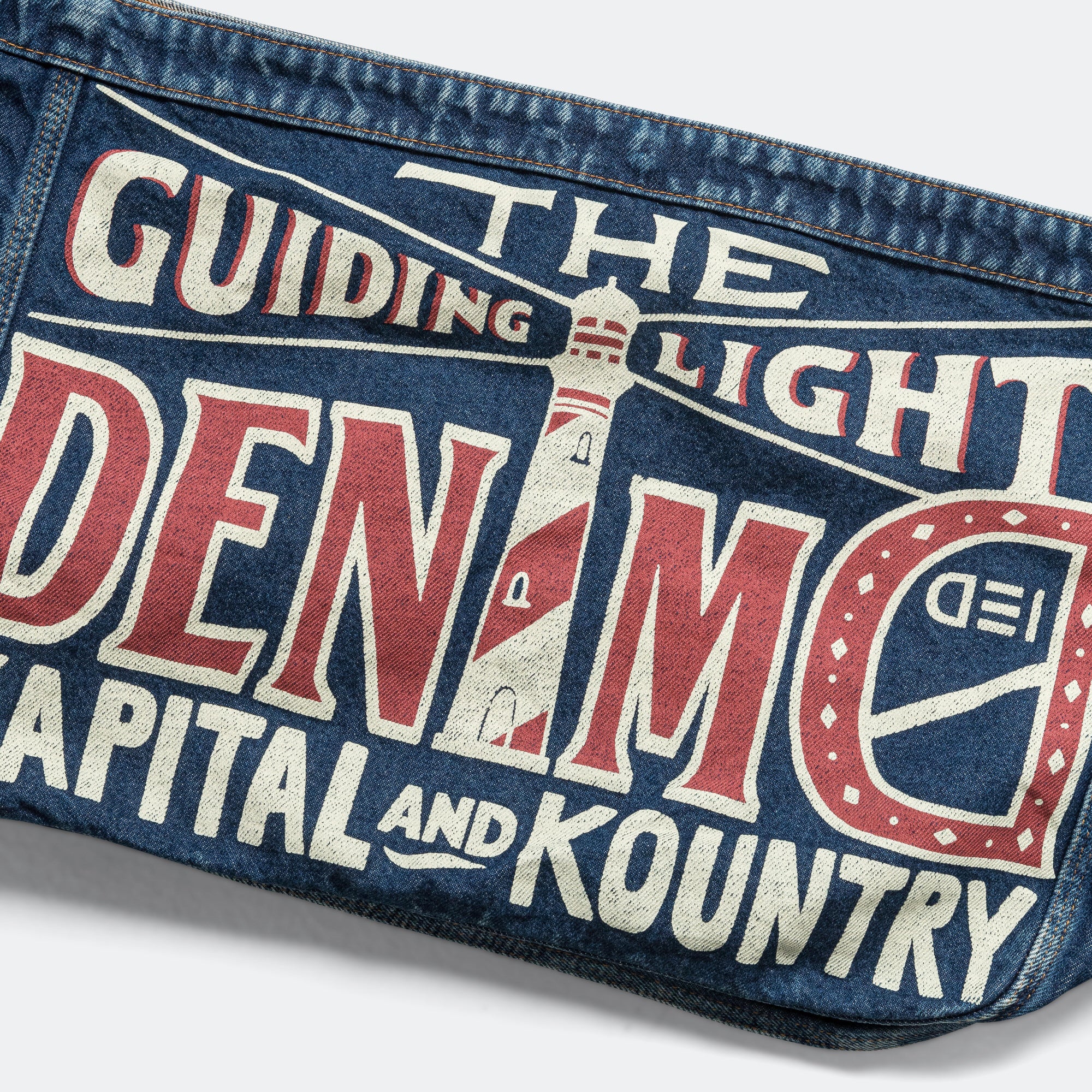 13oz Denim NEWS PAPER BAG GUIDING LIGHT - Image 2