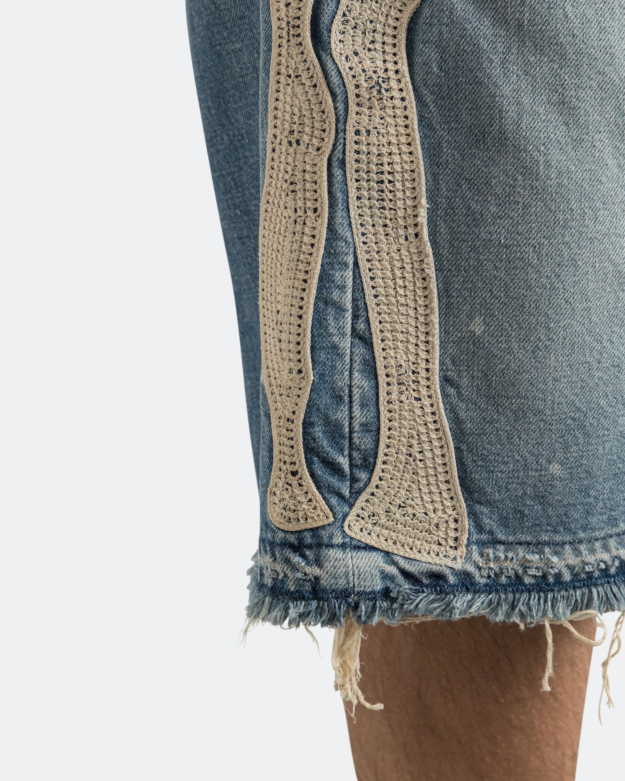 14oz Denim 5P Shorts (BONE) - PRO - Image 5