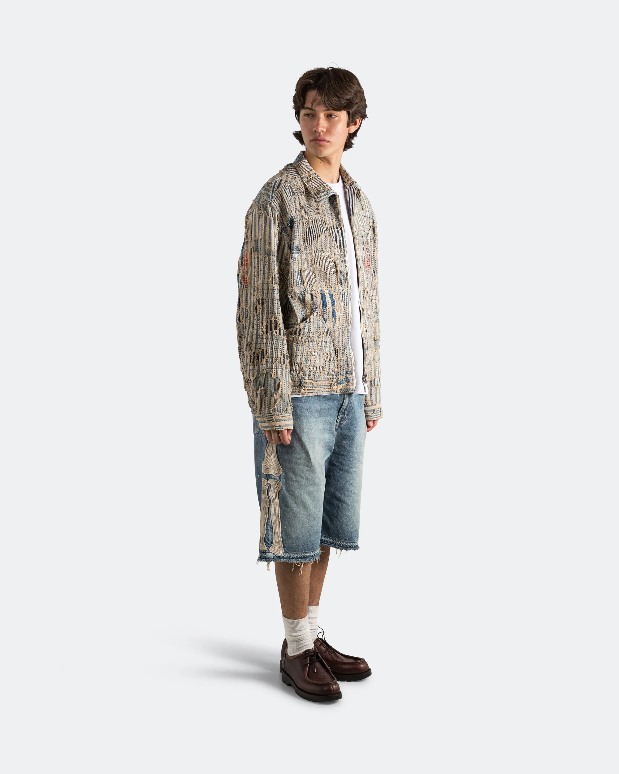 14oz Denim 5P Shorts (BONE) - PRO - Image 6