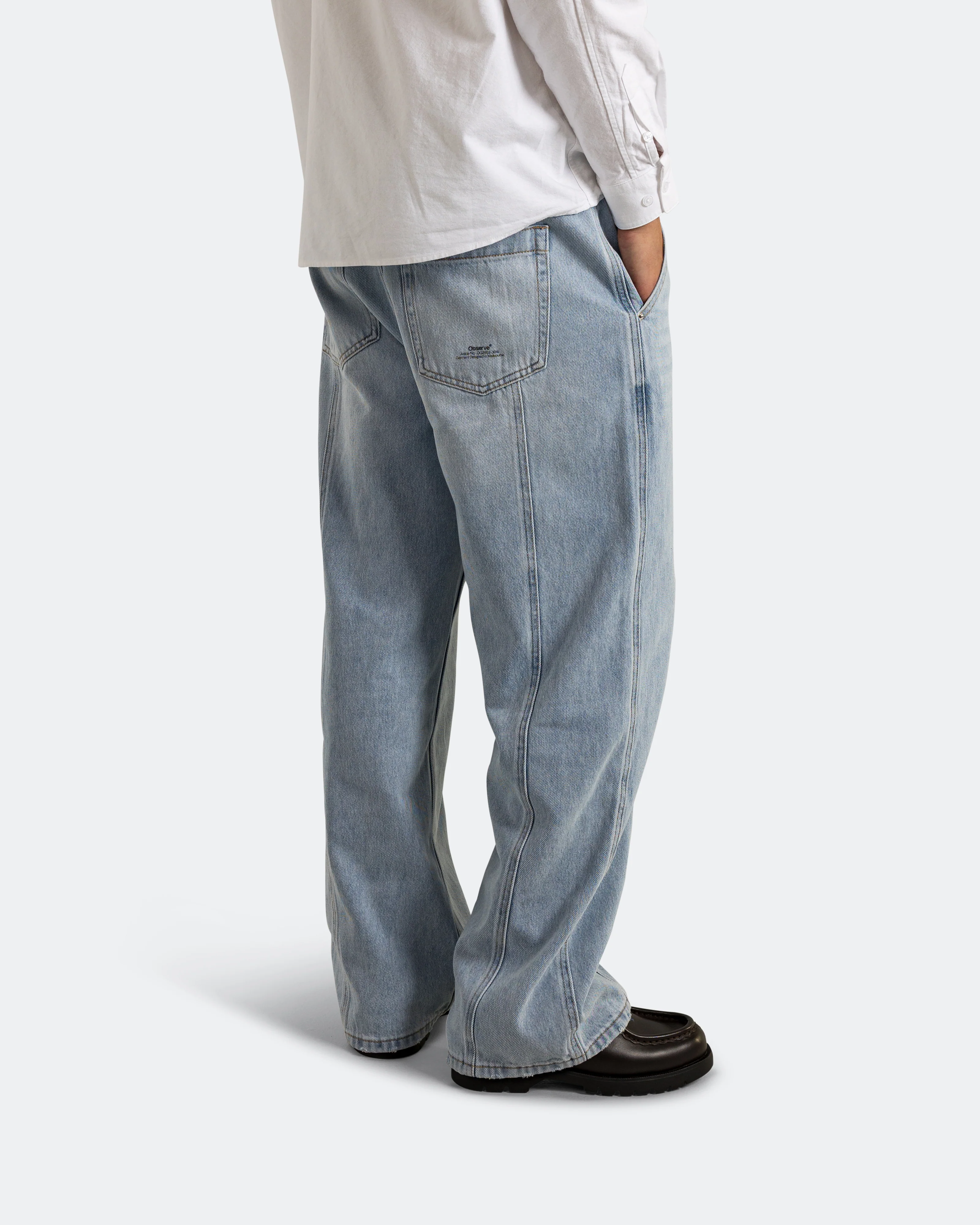 4 Panel Denim - Light Wash - Image 4