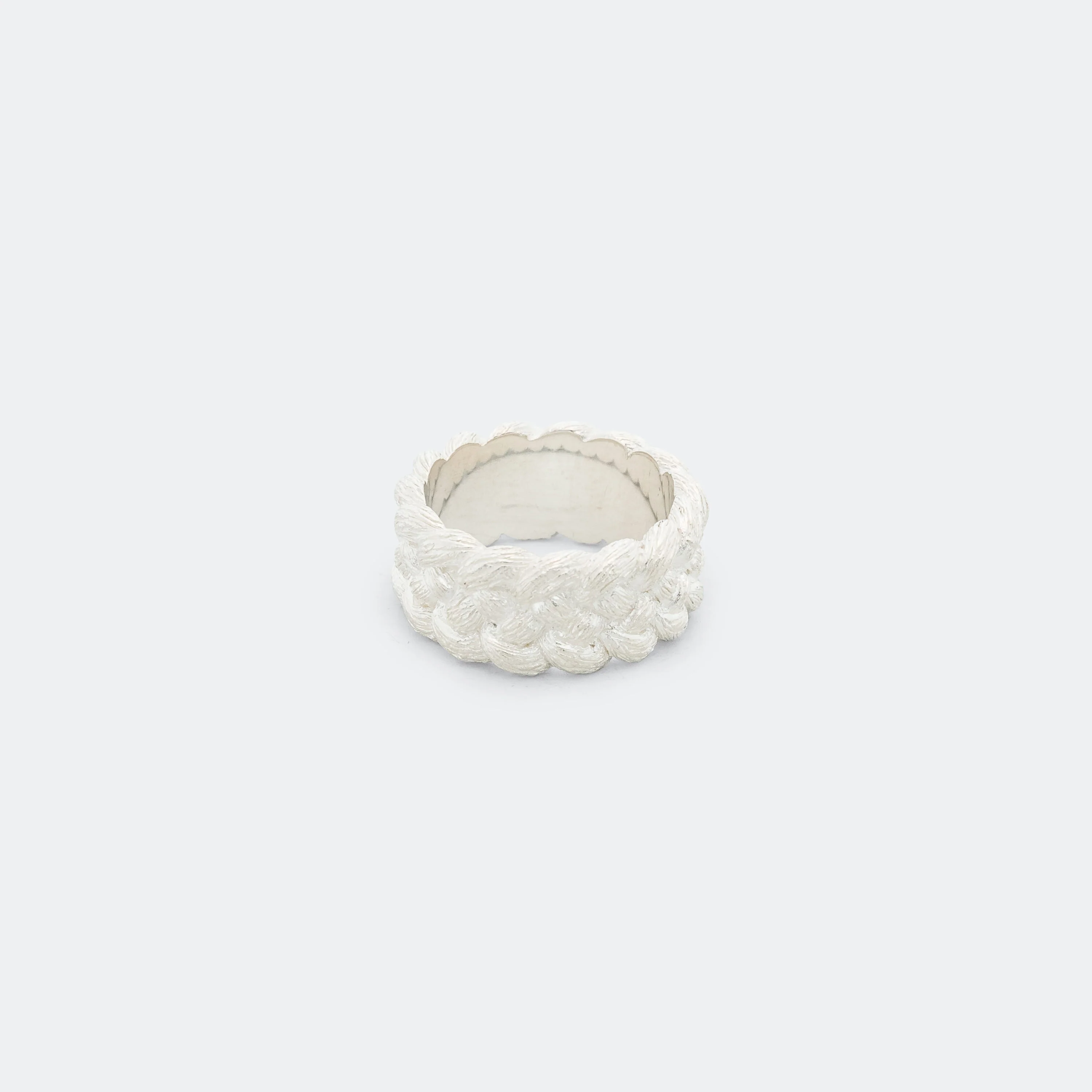 4 Strand Braid Ring - 925 Silver - Image 2