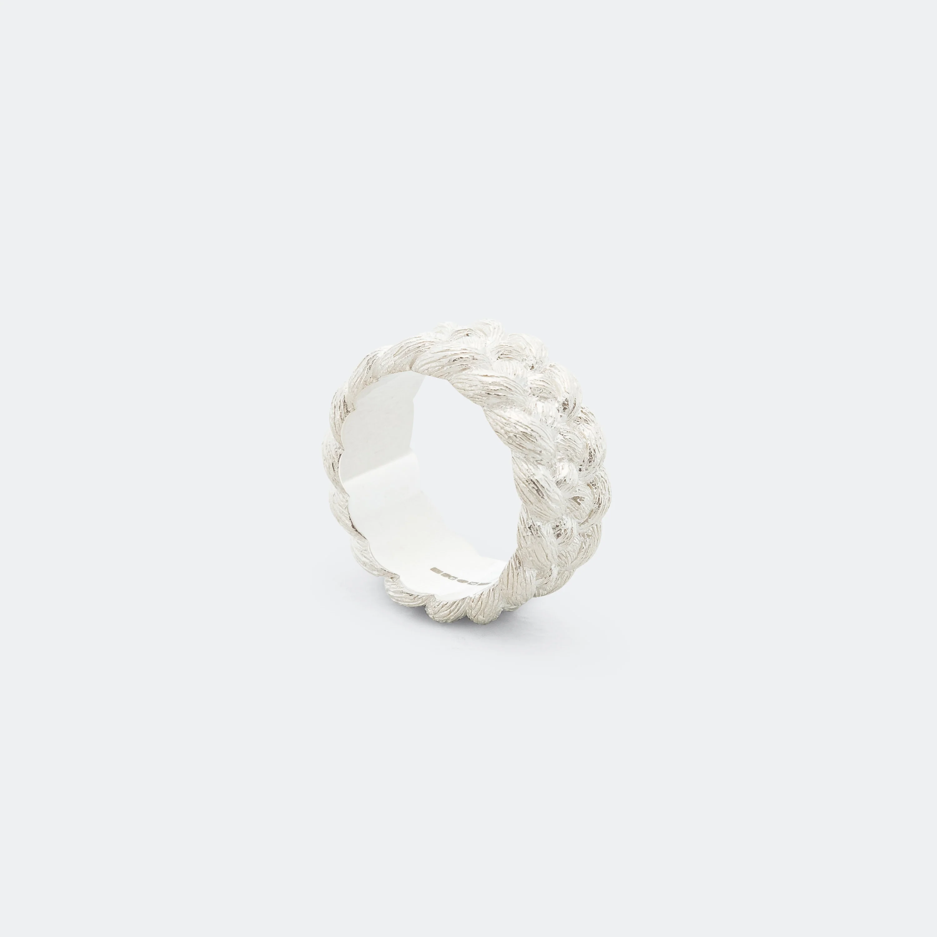 4 Strand Braid Ring - 925 Silver - Image 5