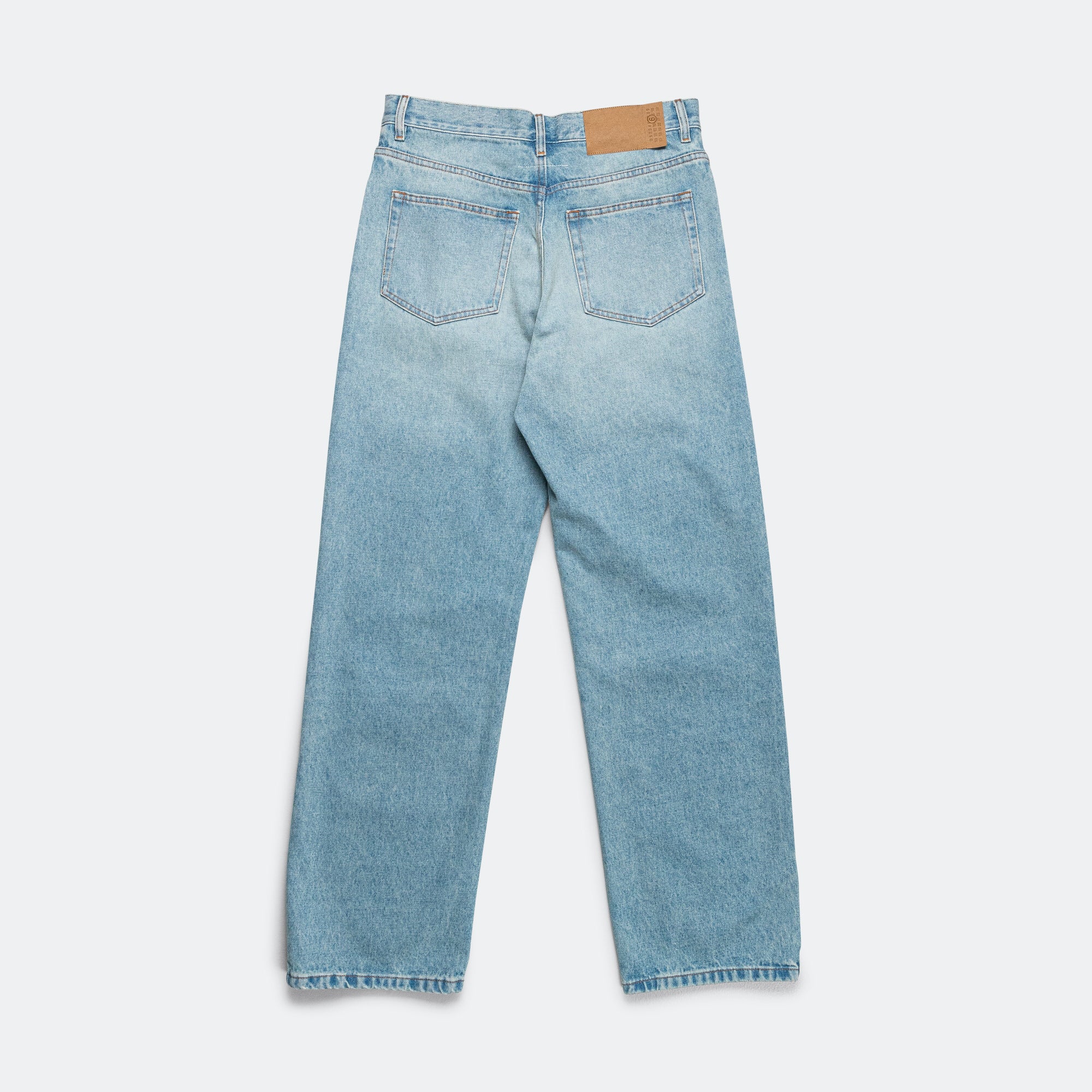 5 Pocket Denim Trousers - Light Blue - Image 2