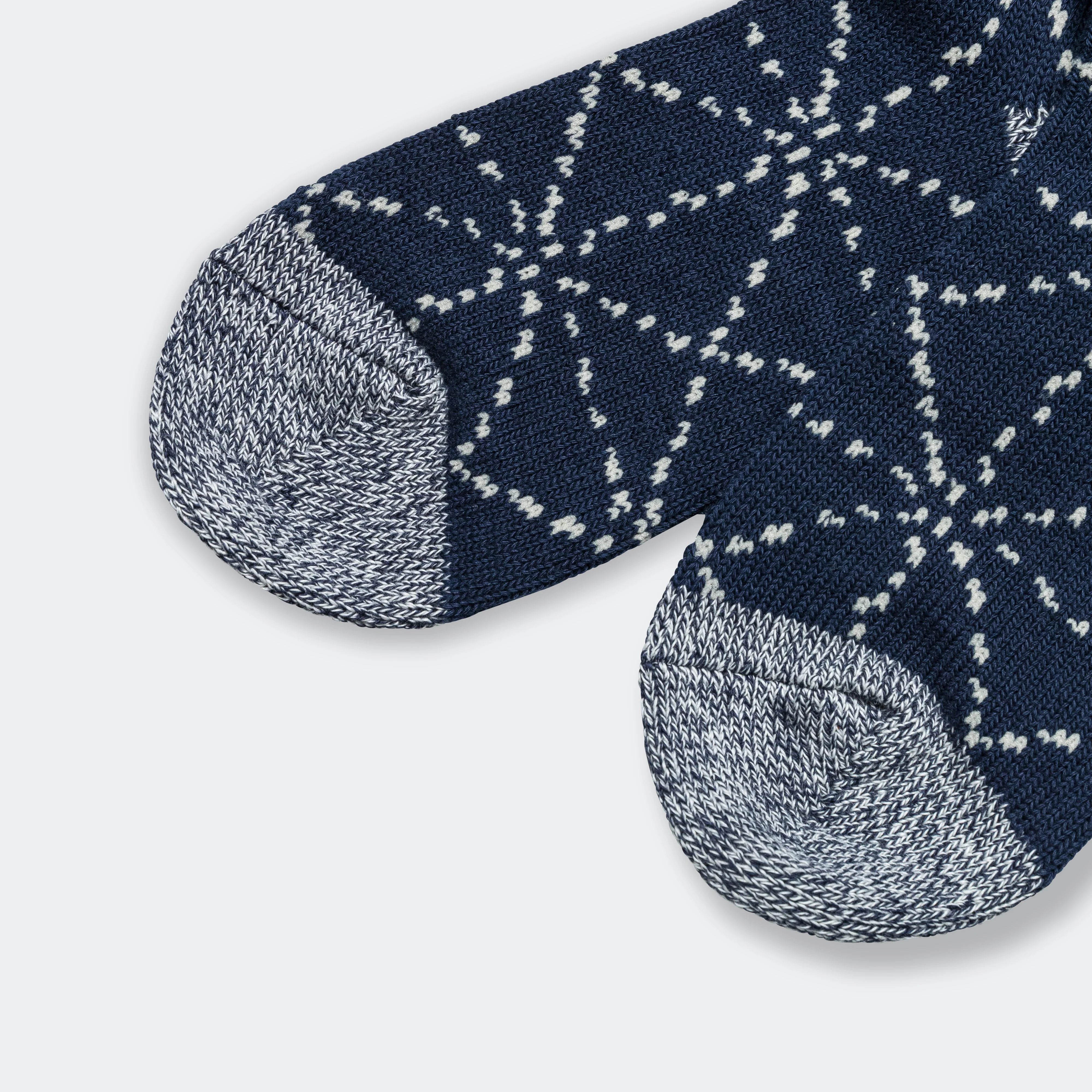 84 Yarns SASHIKO Socks - Navy - Image 4