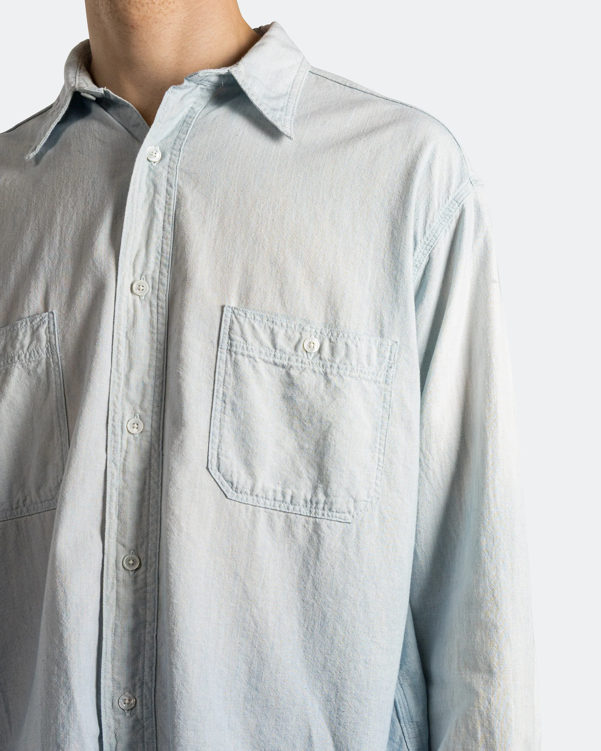 Vintage Chambray Shirt - Bleach - Image 5