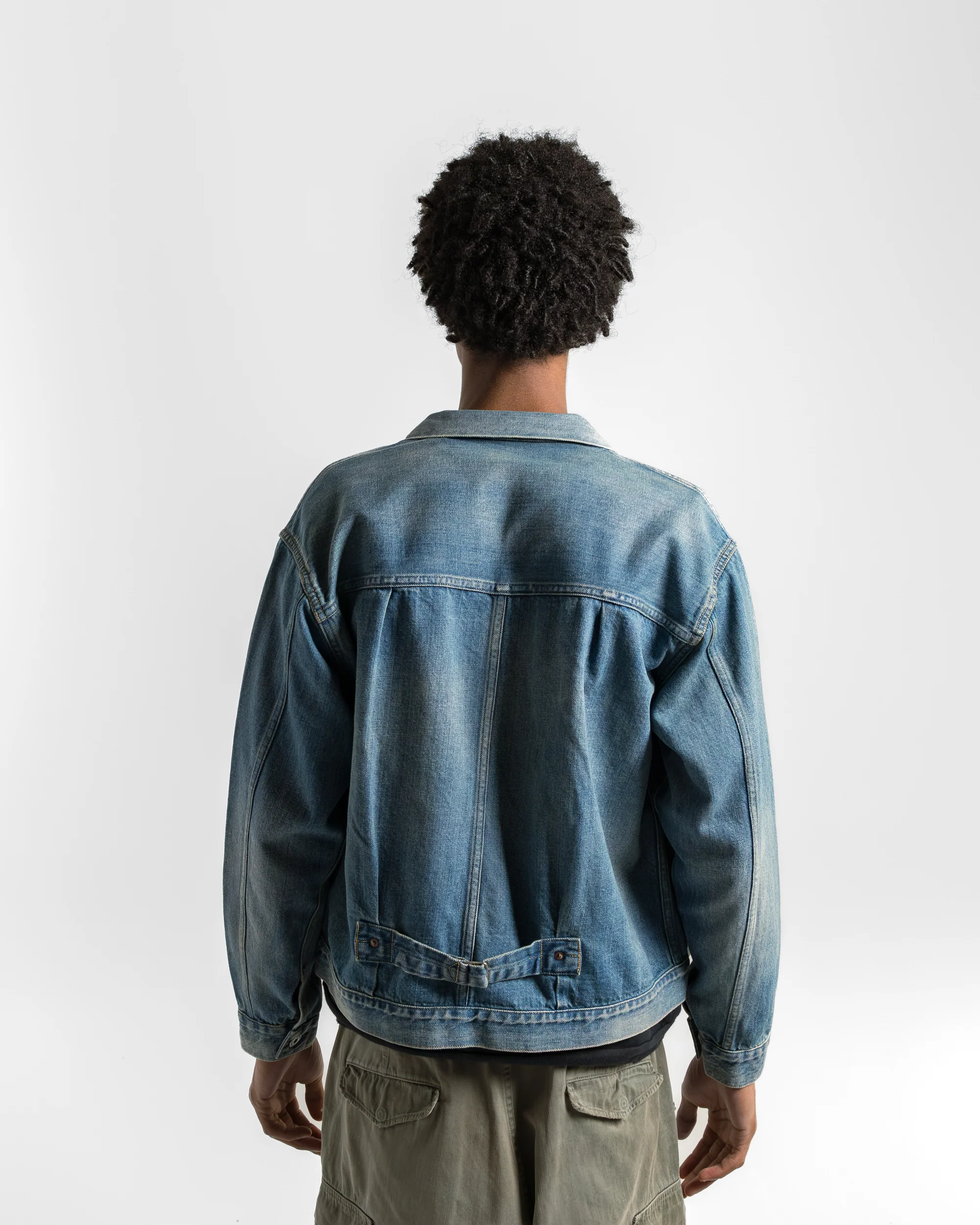 No.213 Denim Jacket - Indigo - Image 4