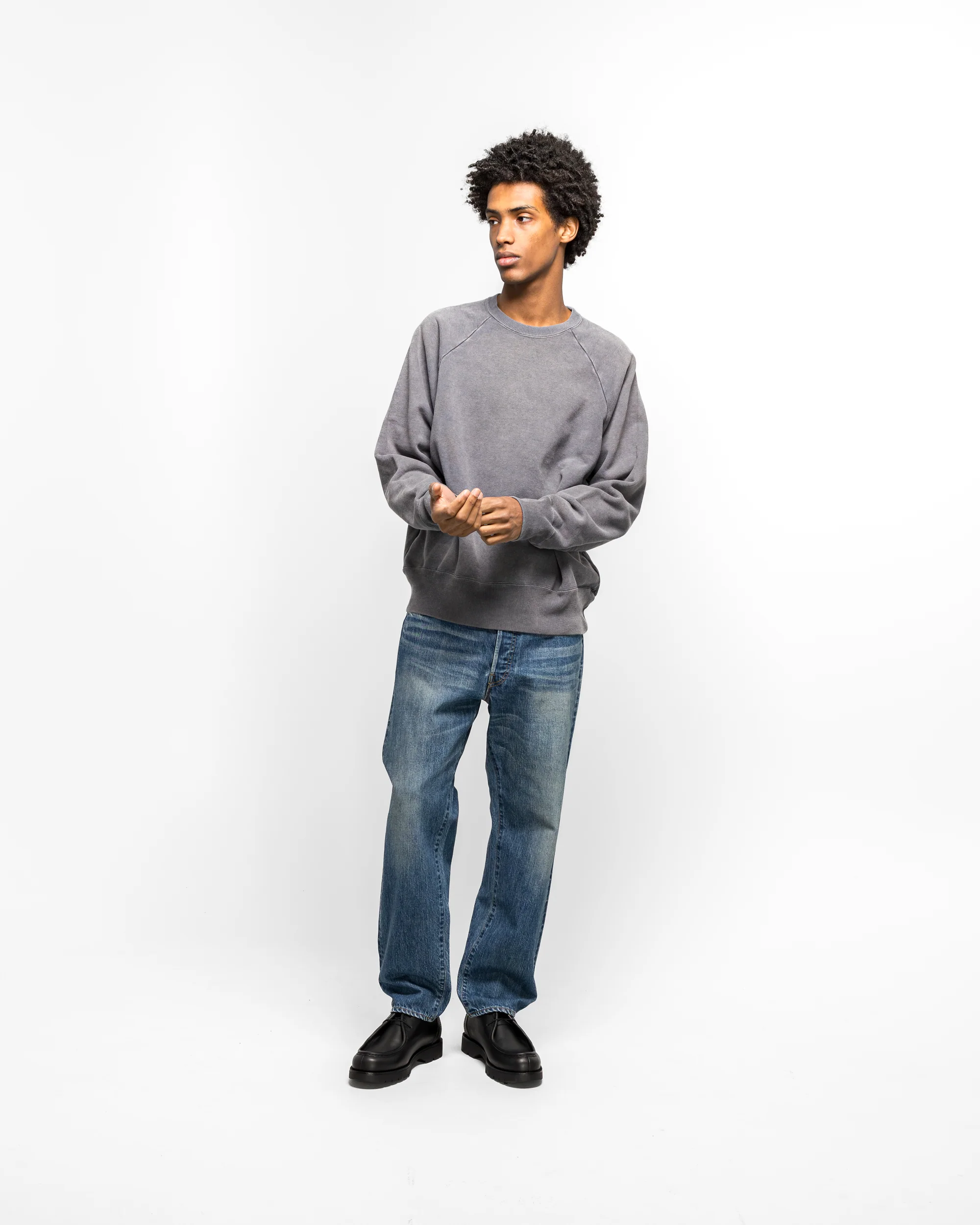 Vintage Sweatshirt - Grey - Image 5