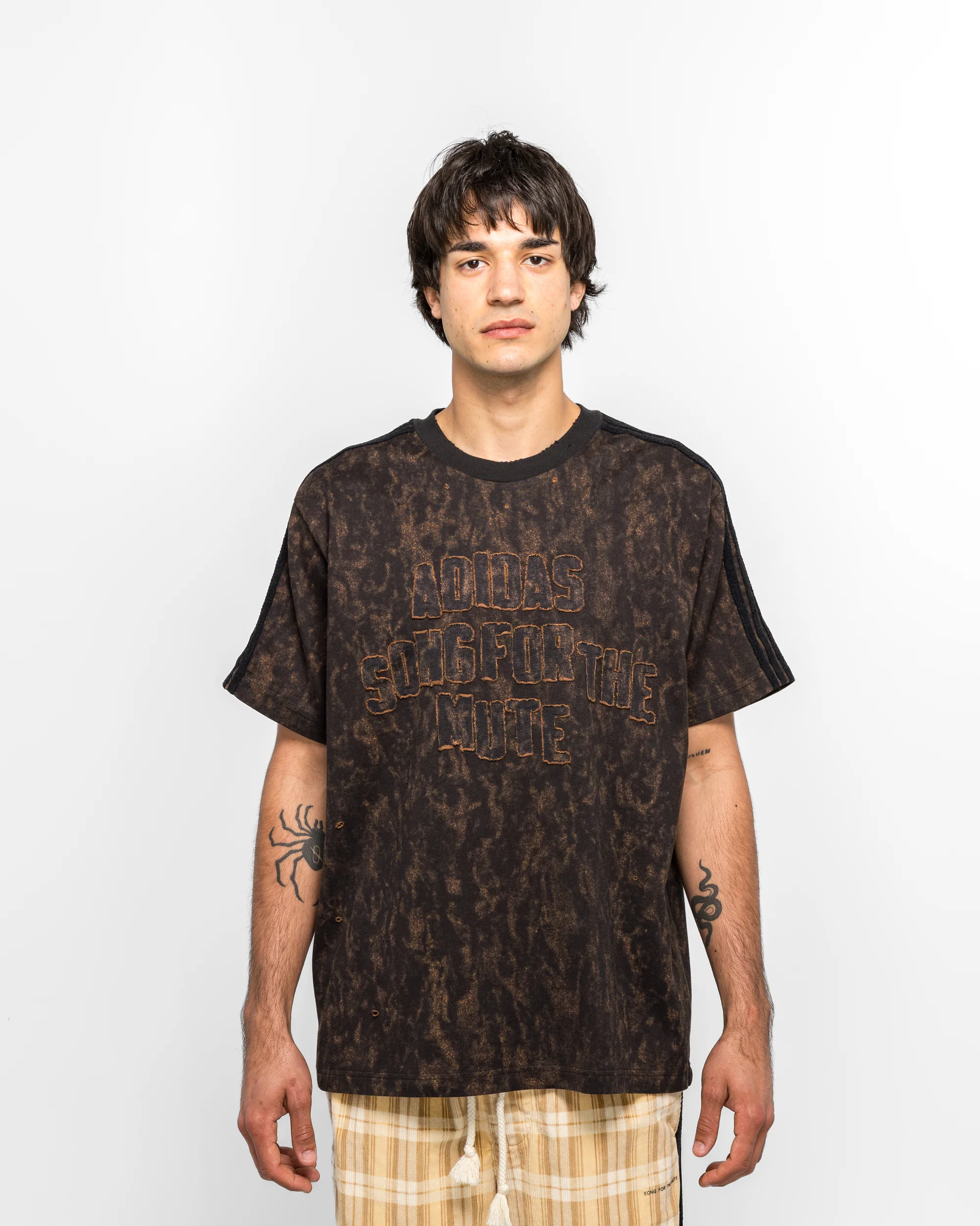 Adi006 SS Tee x SFTM - Black/Wild Brown - Image 2