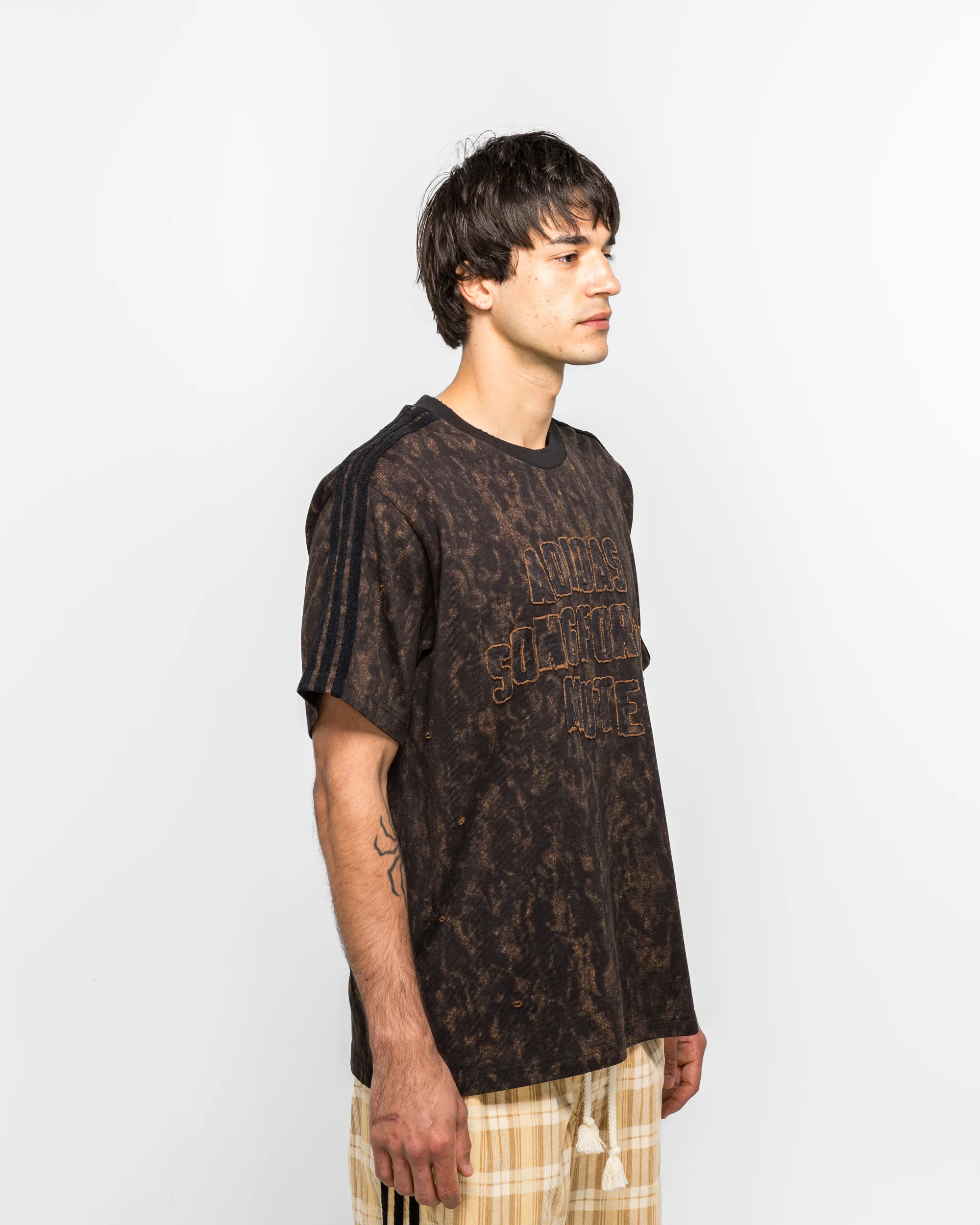 Adi006 SS Tee x SFTM - Black/Wild Brown - Image 3