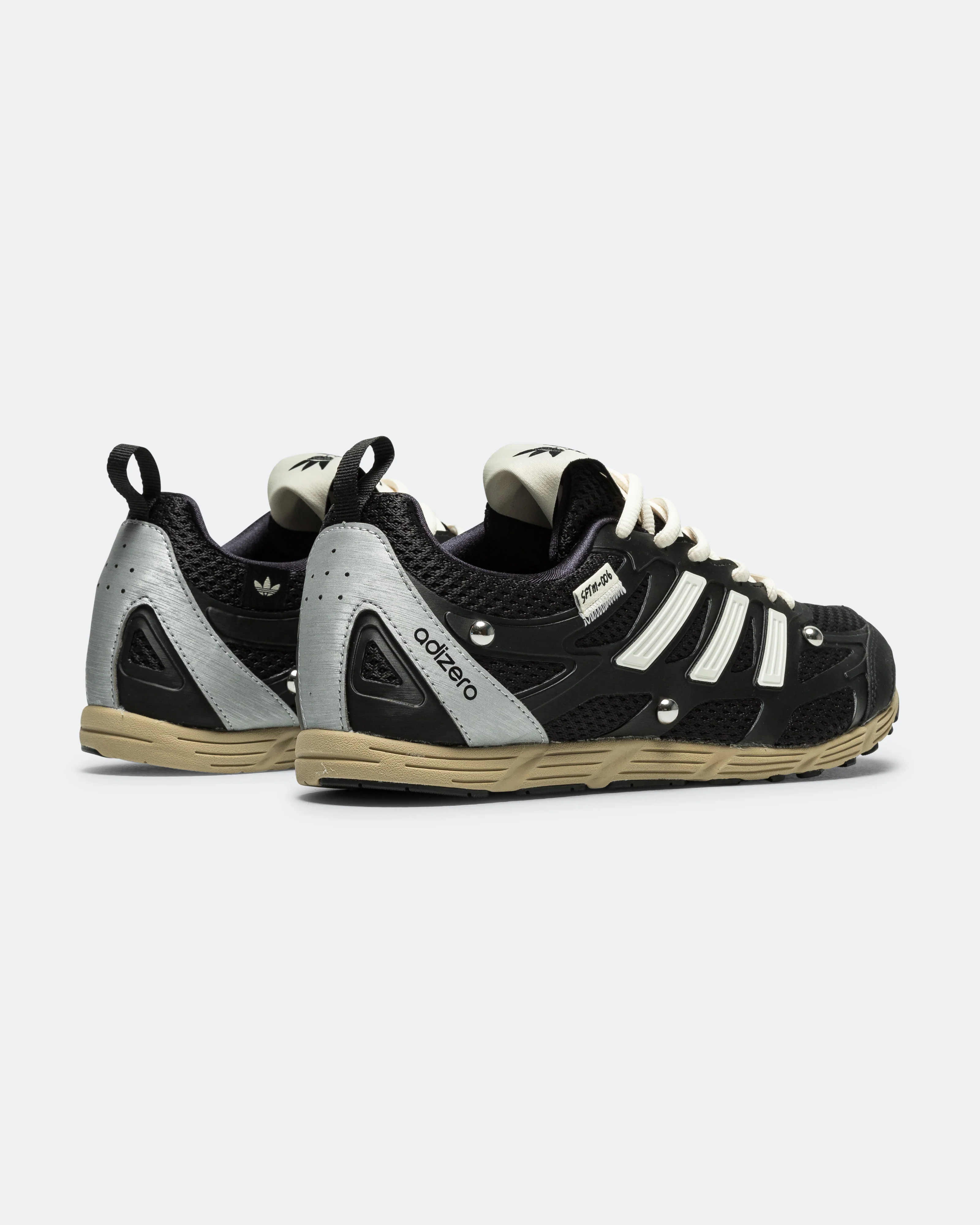 Adizero PR x SFTM - Core Black/Cream White-Silver Metallic - Image 3