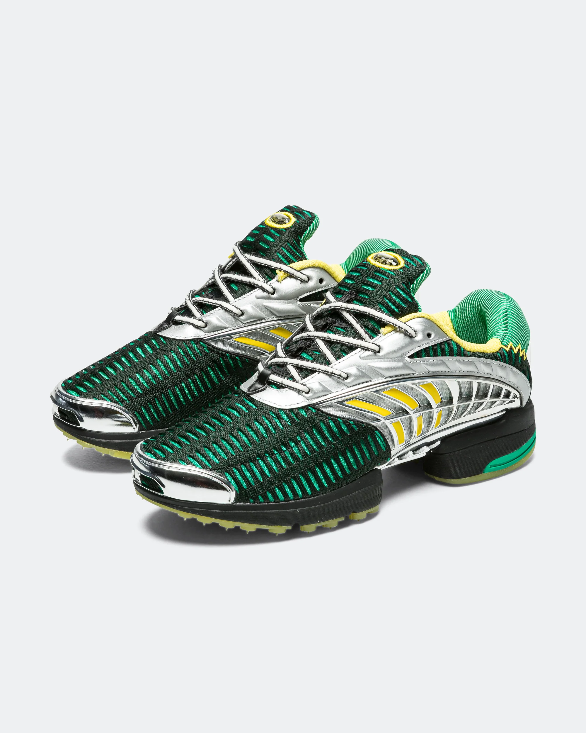 Climacool 2 x Braindead - Core Black/Impact Yellow-Silver Metallic - Image 2
