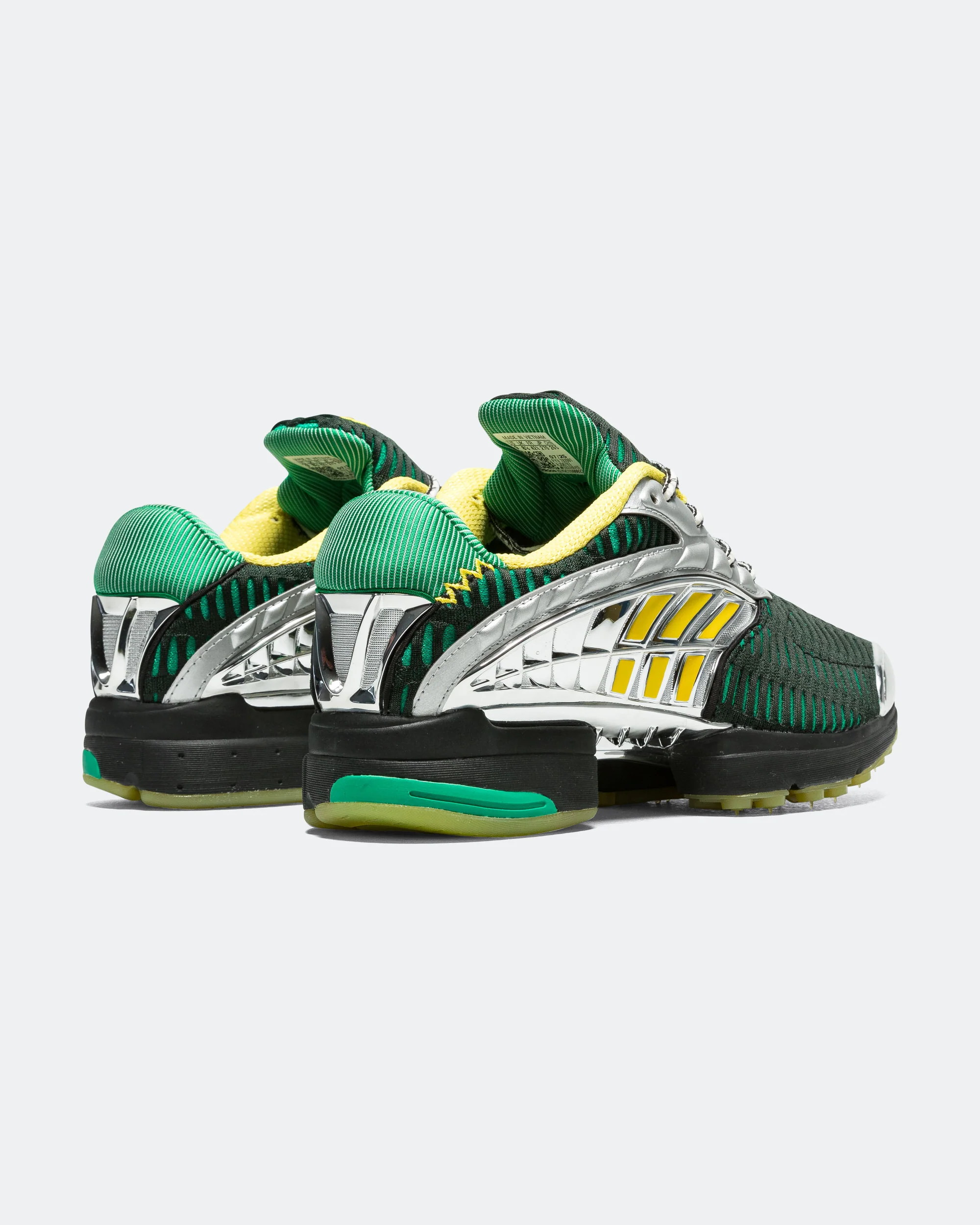 Climacool 2 x Braindead - Core Black/Impact Yellow-Silver Metallic - Image 3