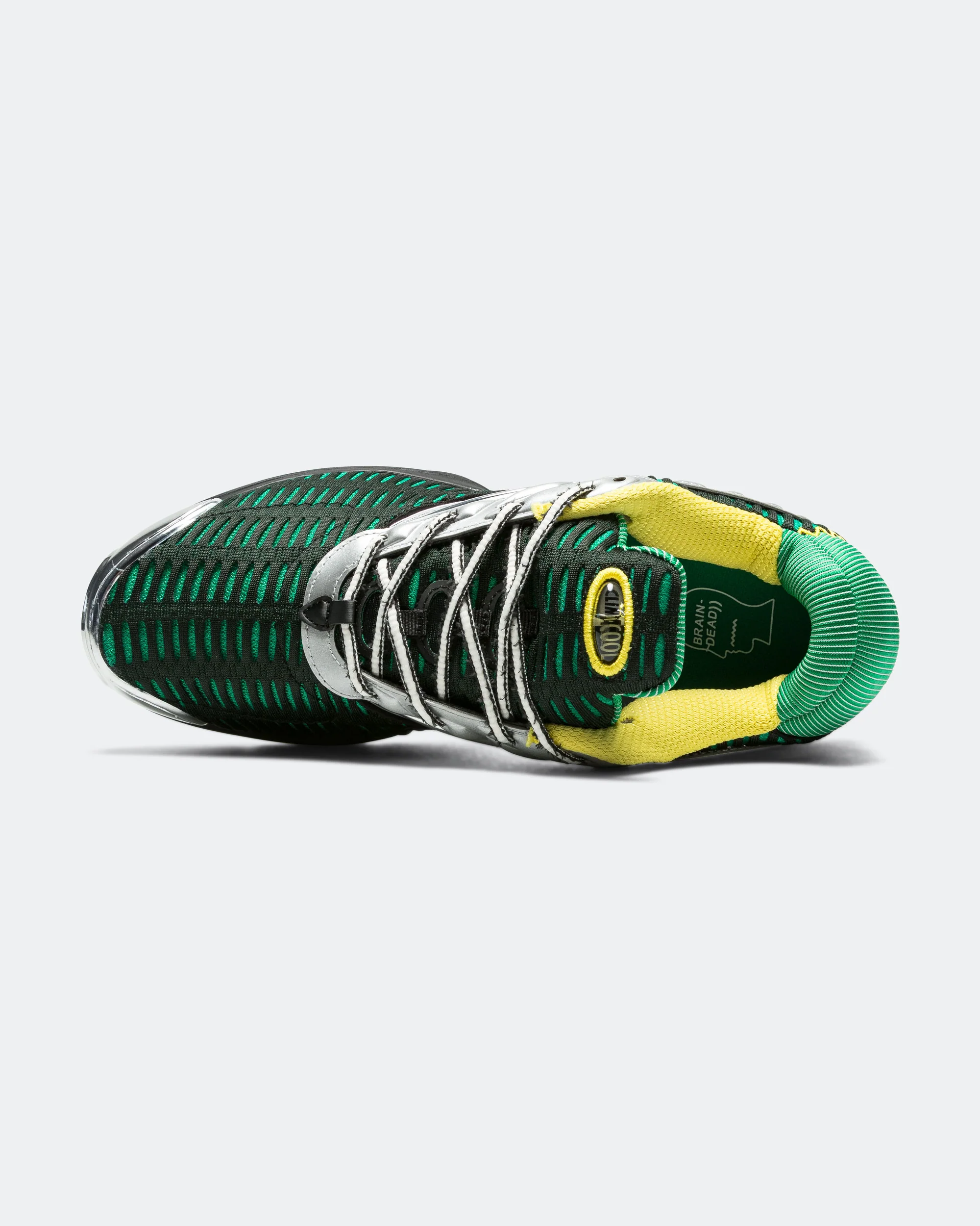 Climacool 2 x Braindead - Core Black/Impact Yellow-Silver Metallic - Image 4