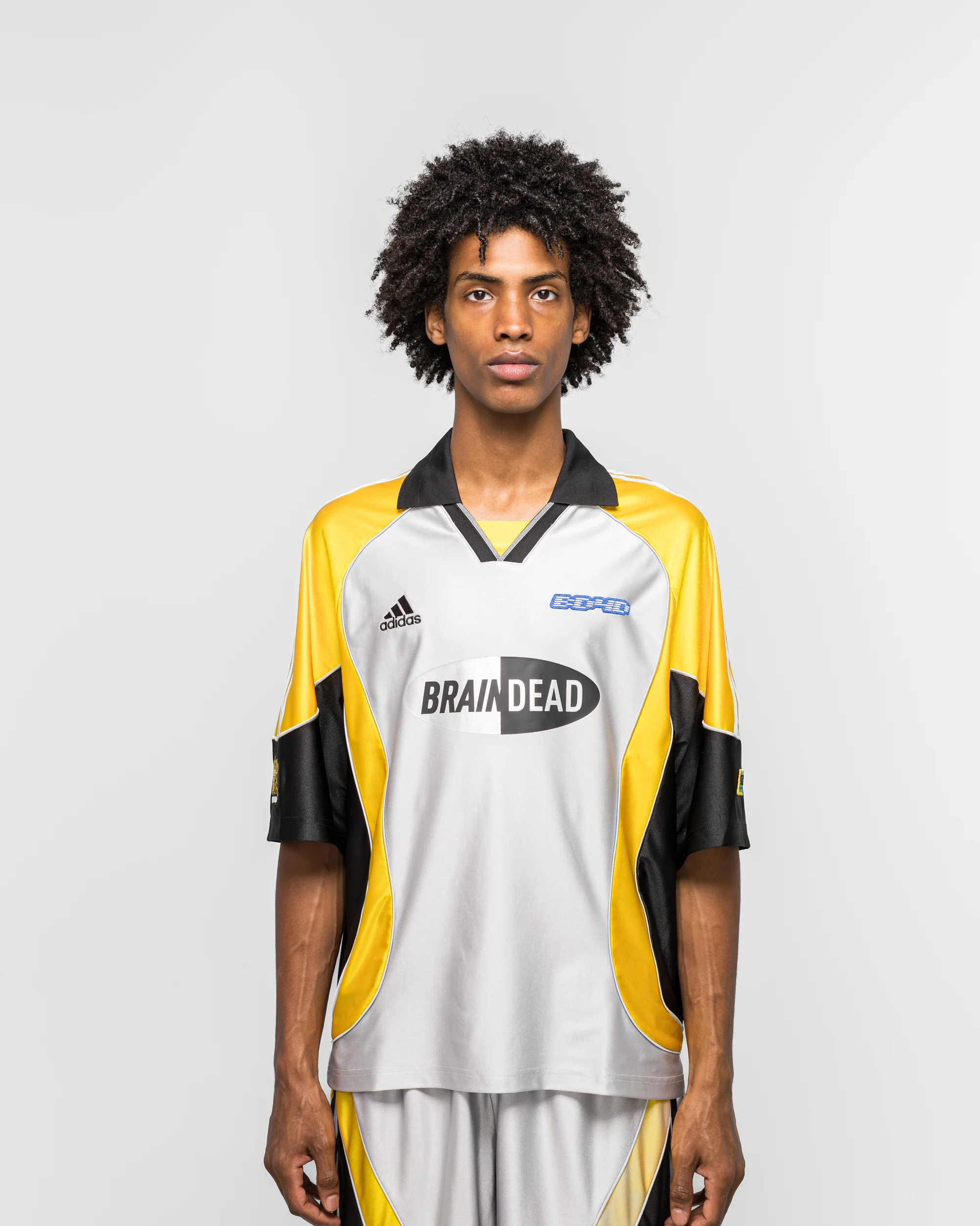 Football Jersey x Braindead - Silver Metallic - Image 2