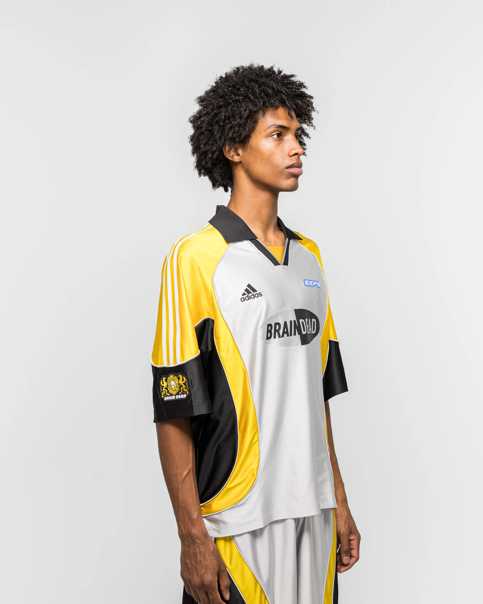 Football Jersey x Braindead - Silver Metallic - Image 3