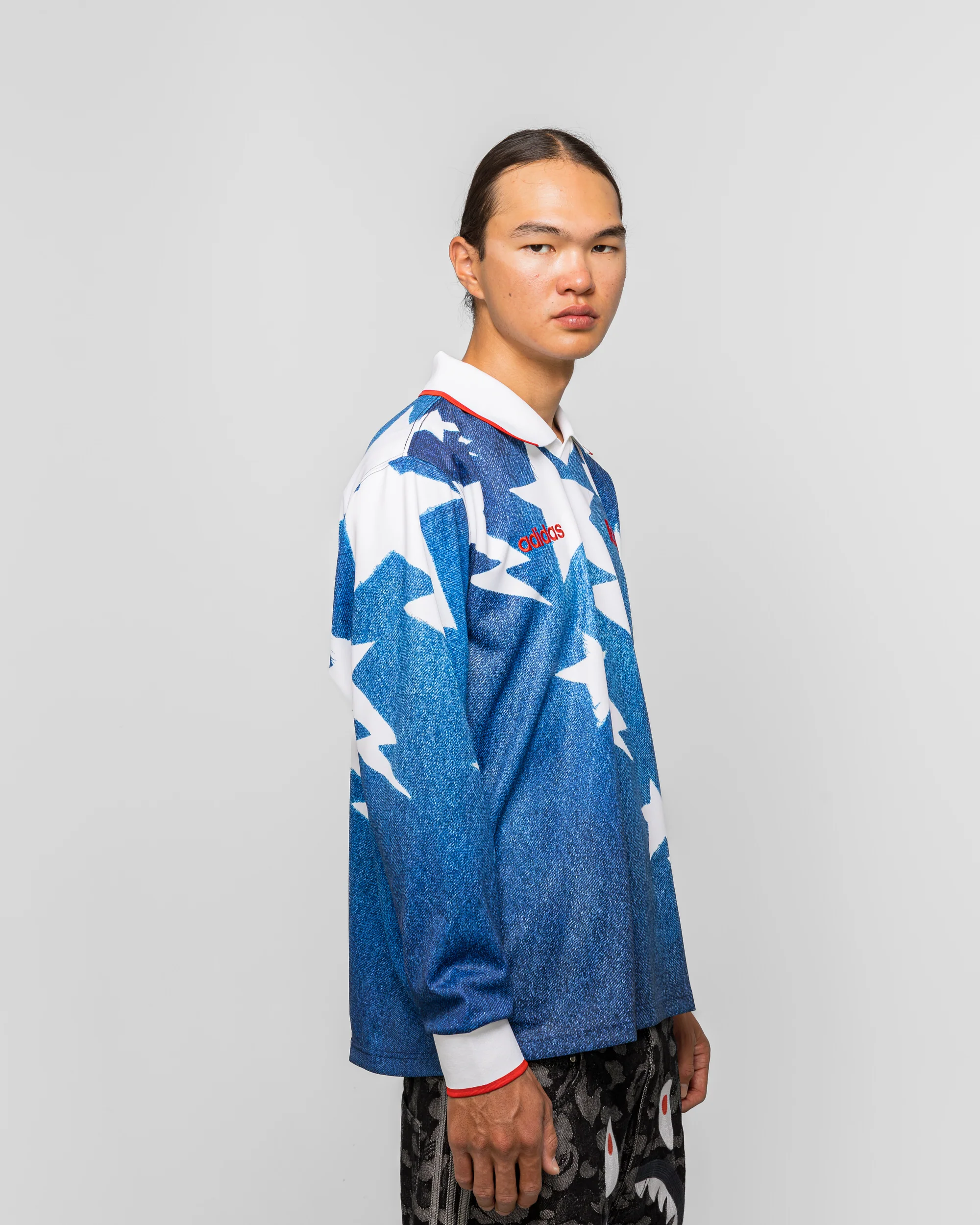 LSL Star Jersey x BAPE - Medium Blue Denim - Image 3