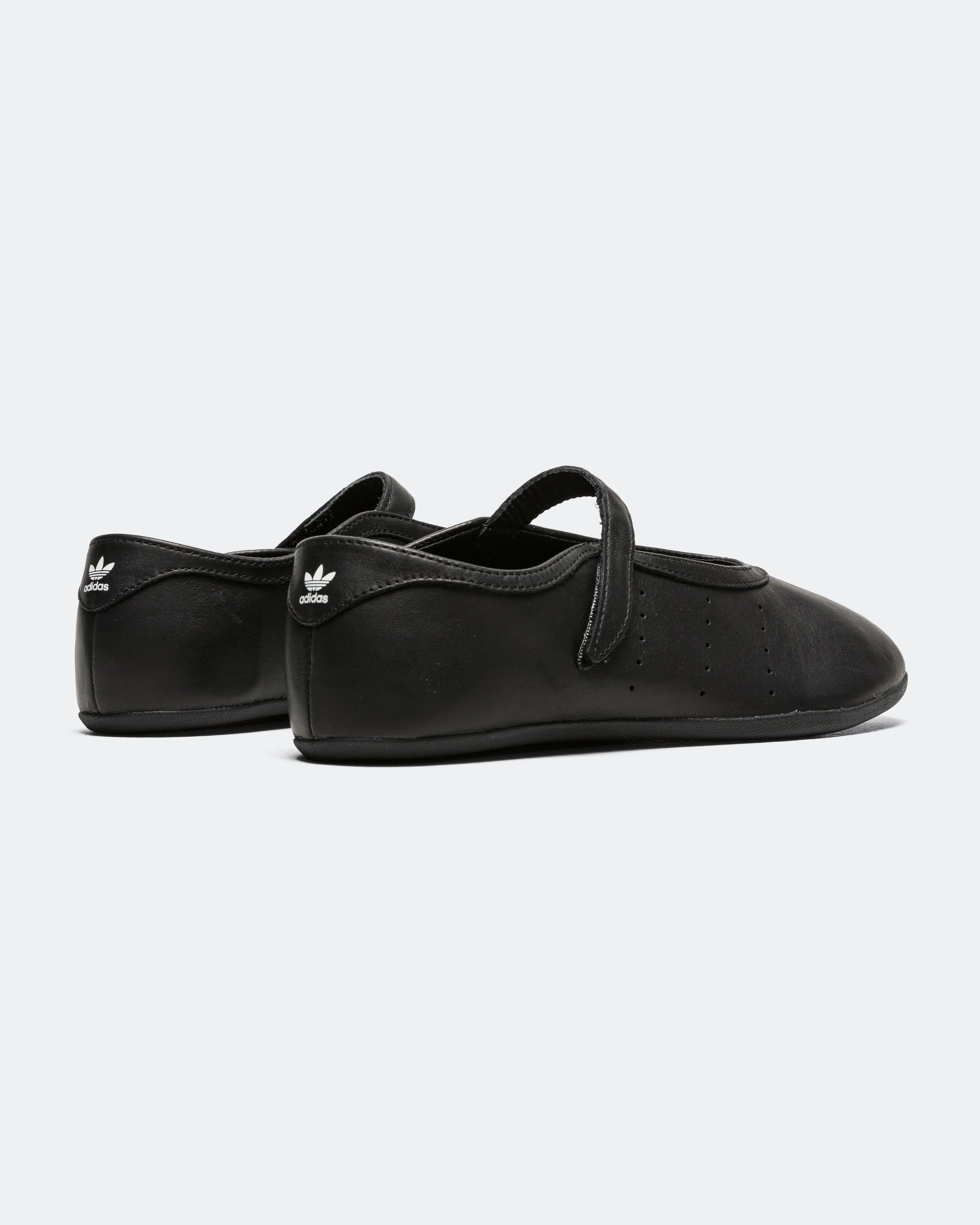 Womens Stan Smith Lo Ballet - Core Black/Core Black - Image 3