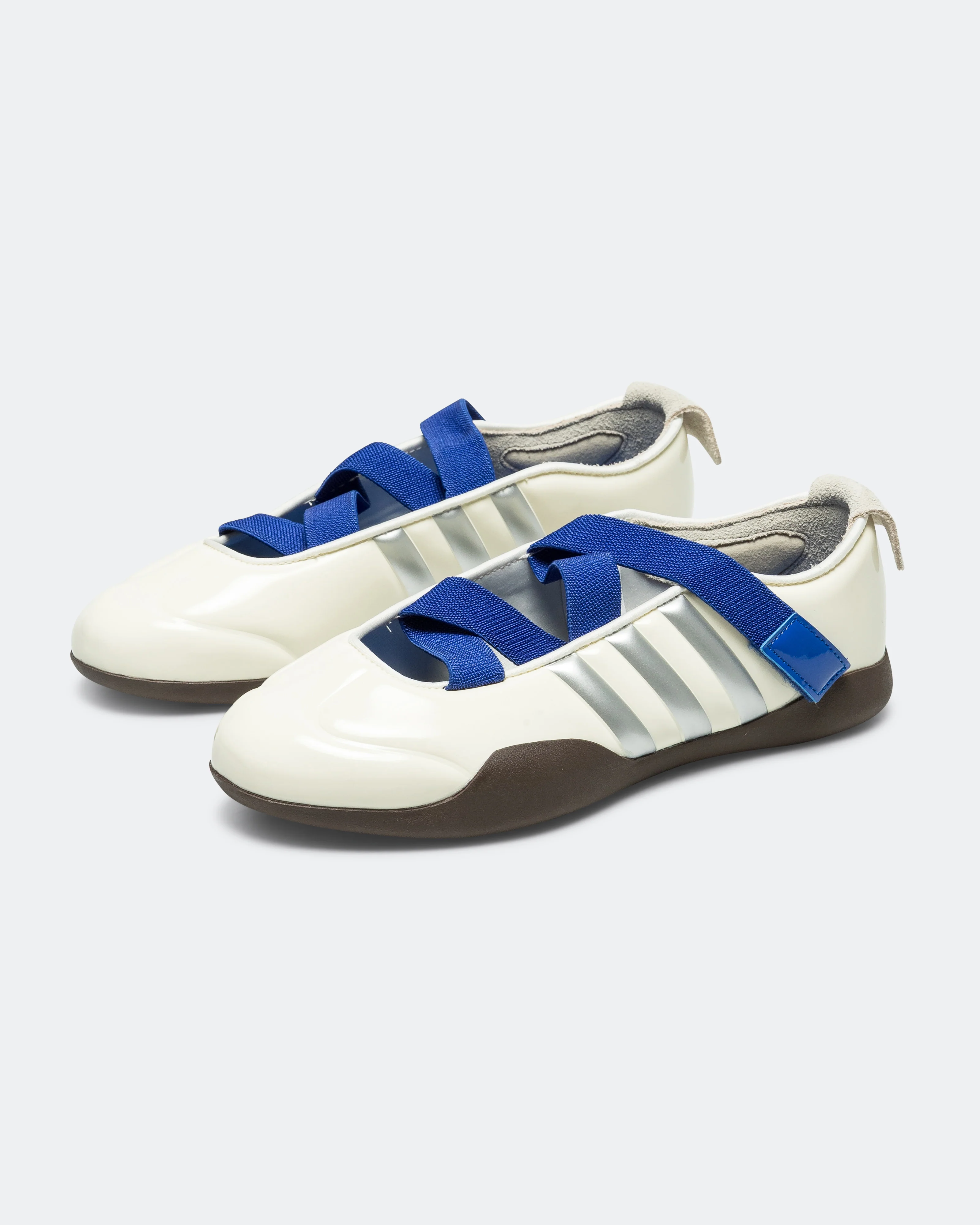 Womens Taekwondo By Caroline Hu x Edison Chen - Off White/Silver Metallic-Brown - Image 2