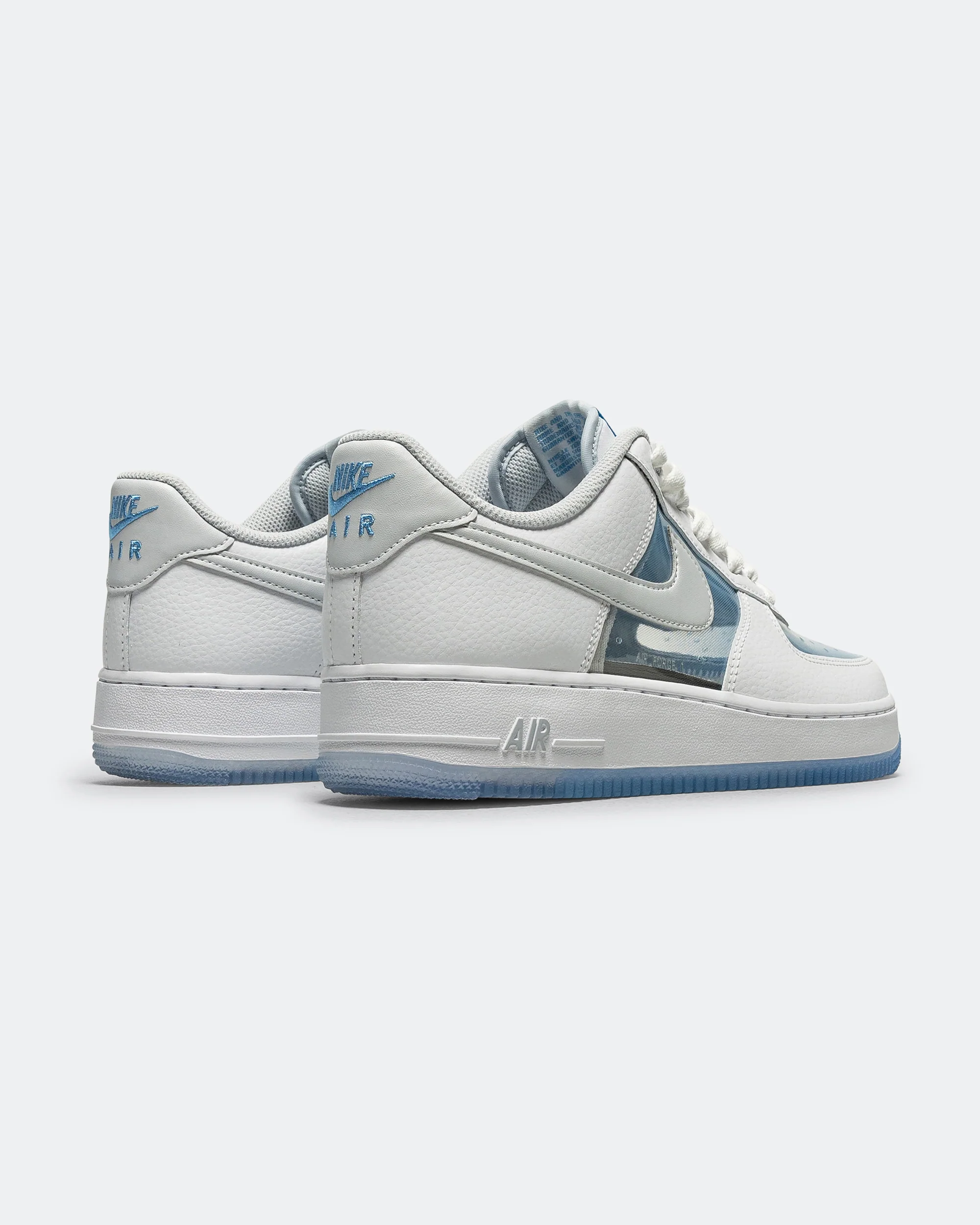 Air Force 1 Retro QS - White/Pure Platinum-University Blue - Image 3