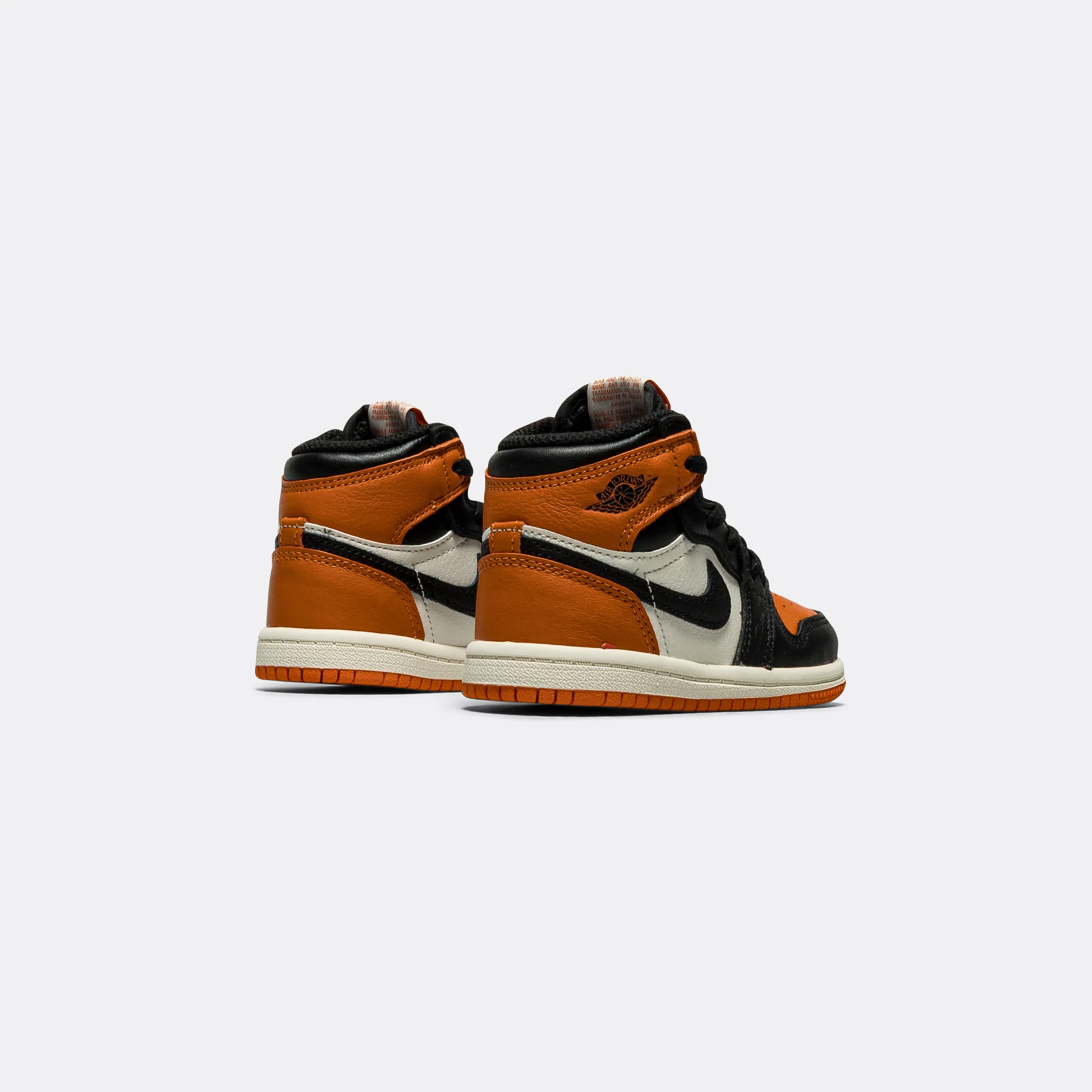 Air Jordan 1 Retro High OG TD - Black/Black-Sail-Starfish - Image 3