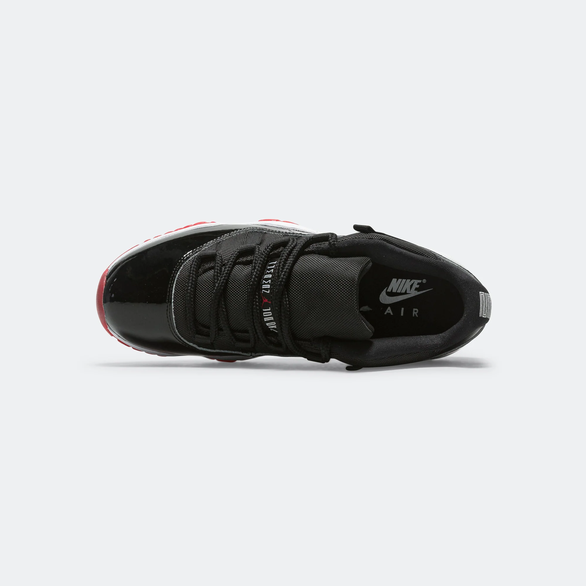 Air Jordan 11 Retro Low - Black/Varsity Red-White - Image 4