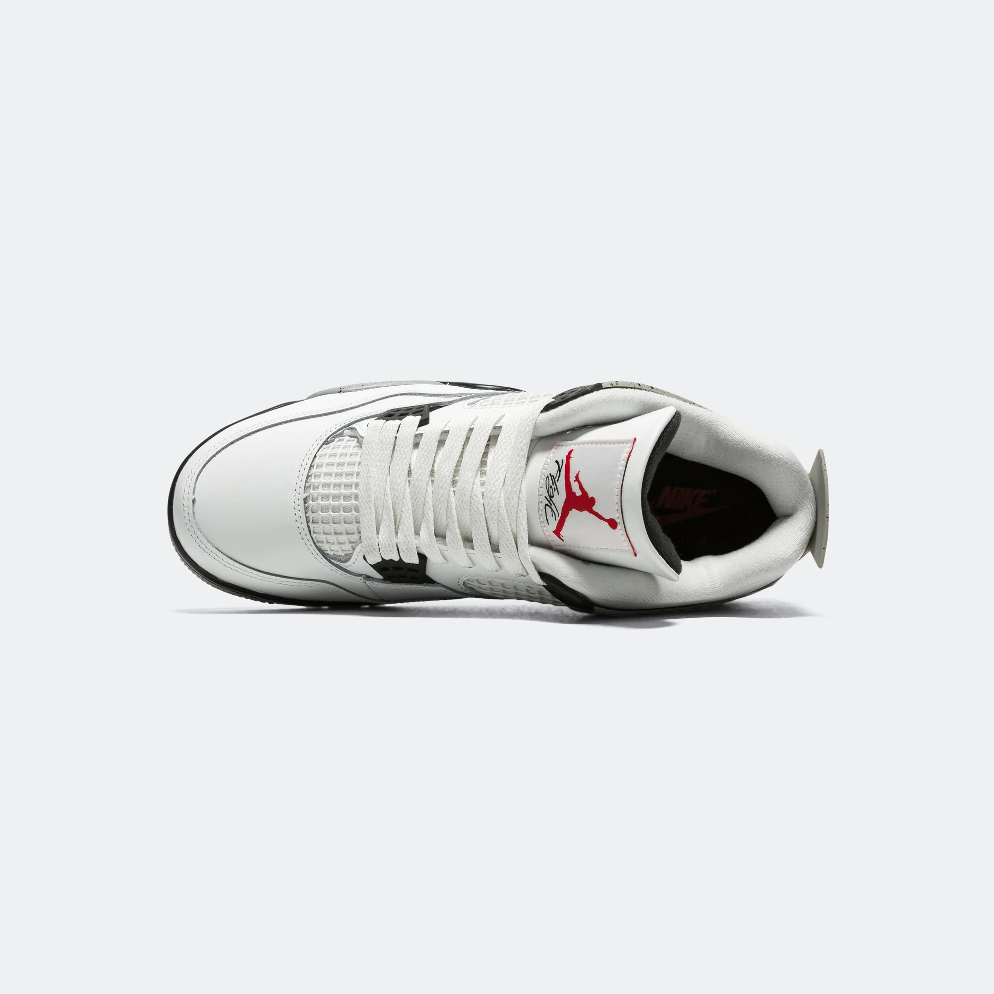 Air Jordan 4 Retro - Summit White/Fire Red-Tech Grey-Black - Image 4