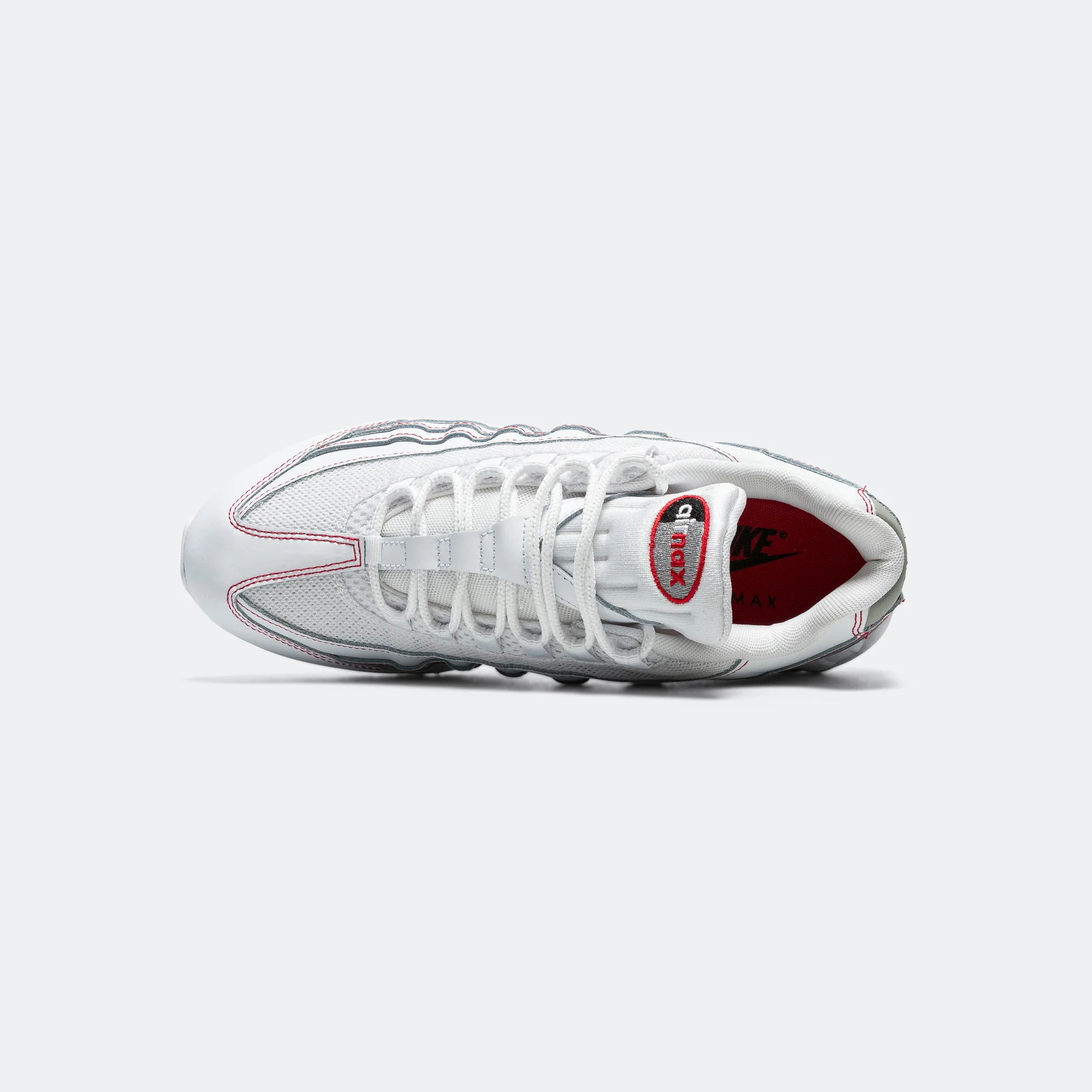 Air Max 95 OG - White/University Red-Wolf Grey - Image 4