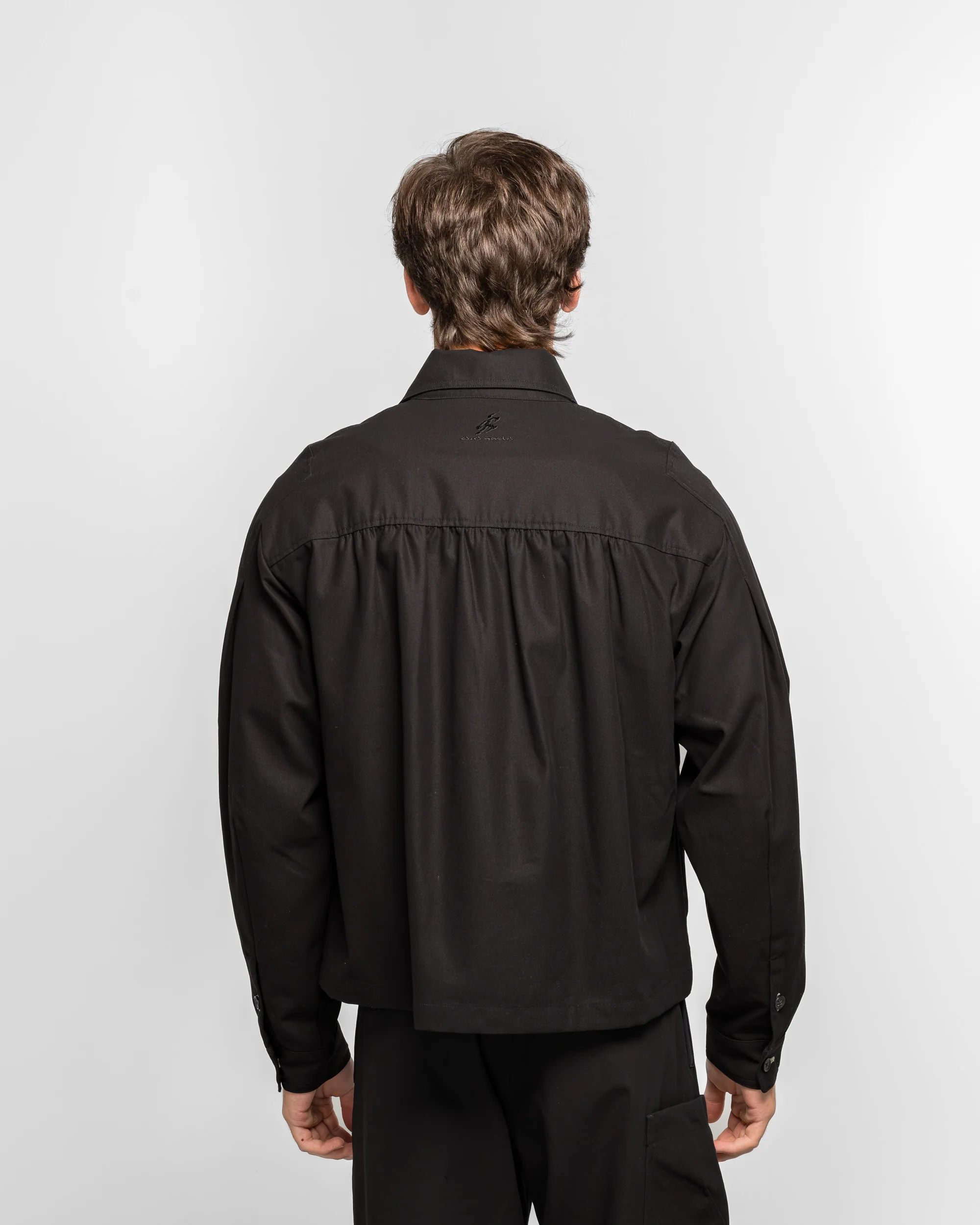 Mirbelioids Shirt Jacket - Black - Image 4