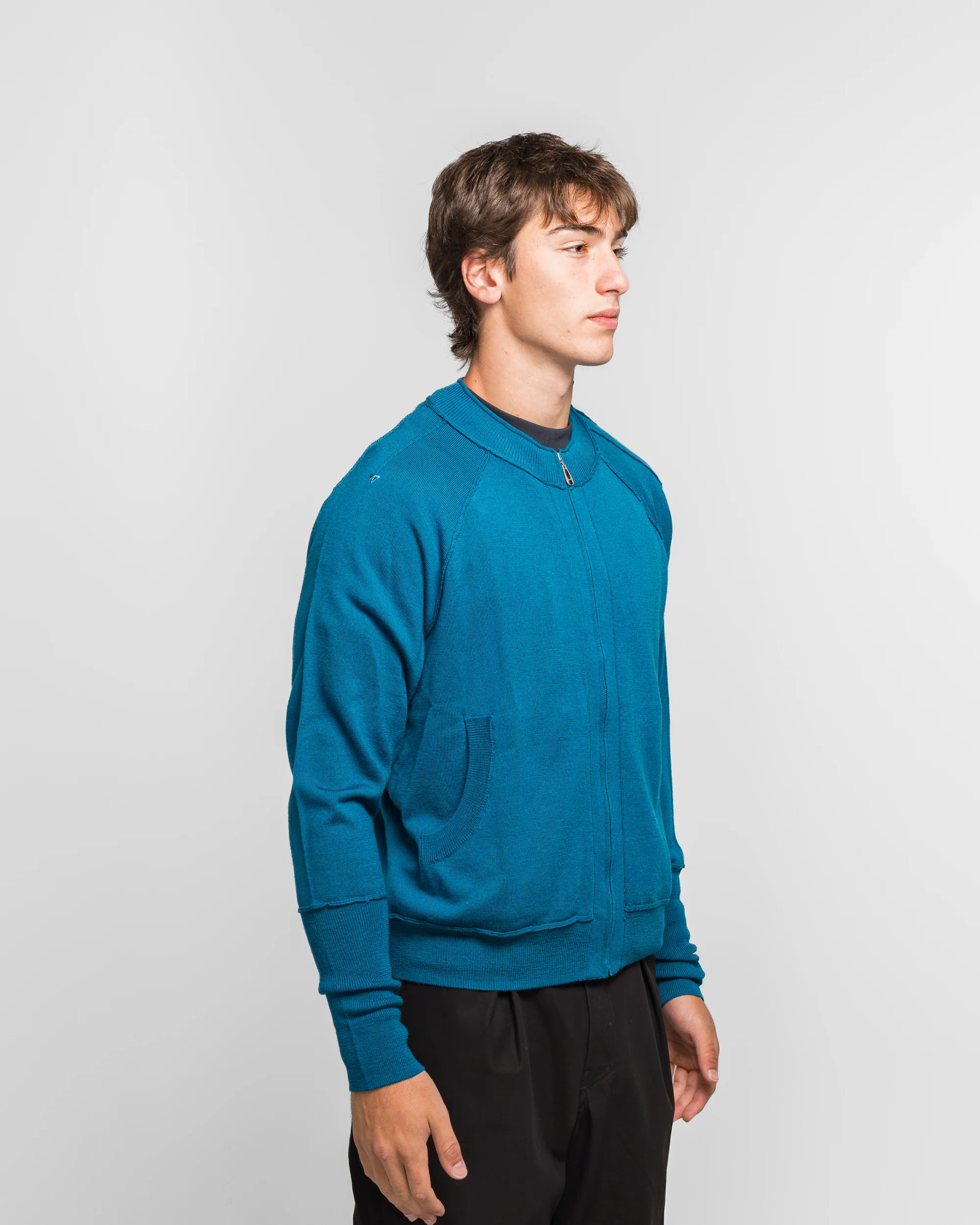 Oxalidac Knit Cardigan - Ink Blue - Image 3