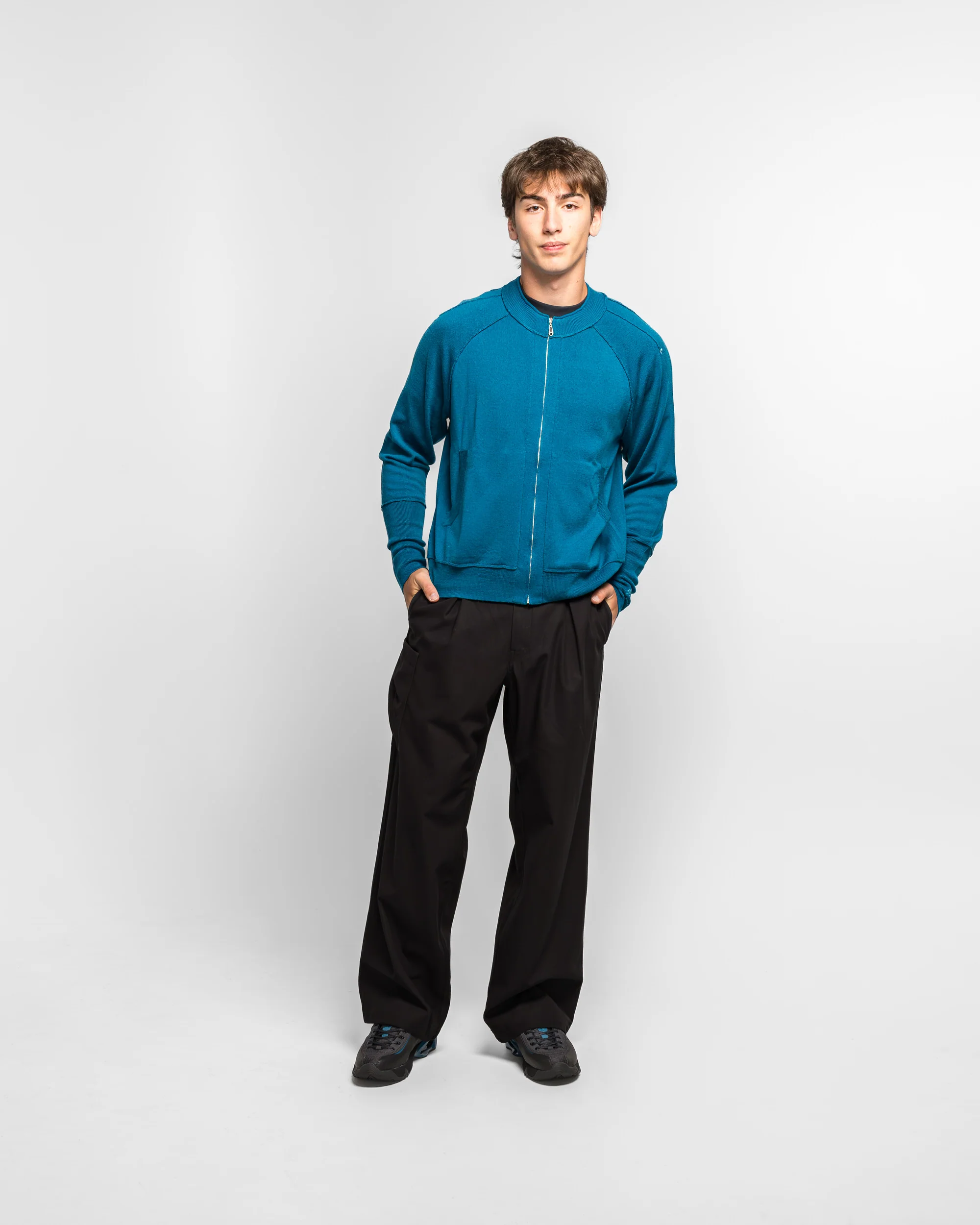 Oxalidac Knit Cardigan - Ink Blue - Image 5