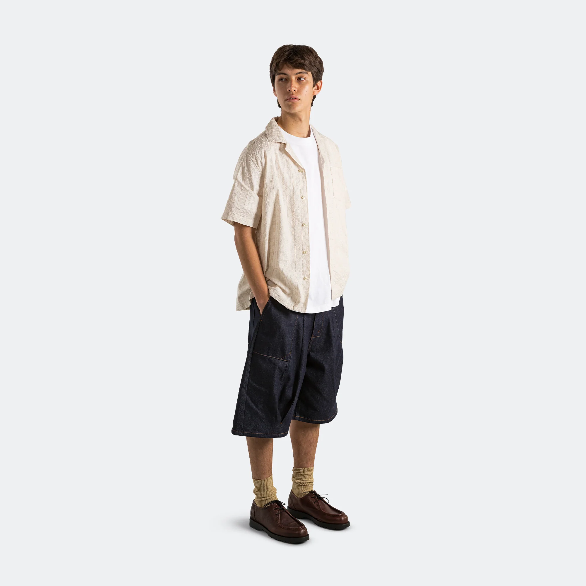 August Denim Short - Indigo Blue - Image 11
