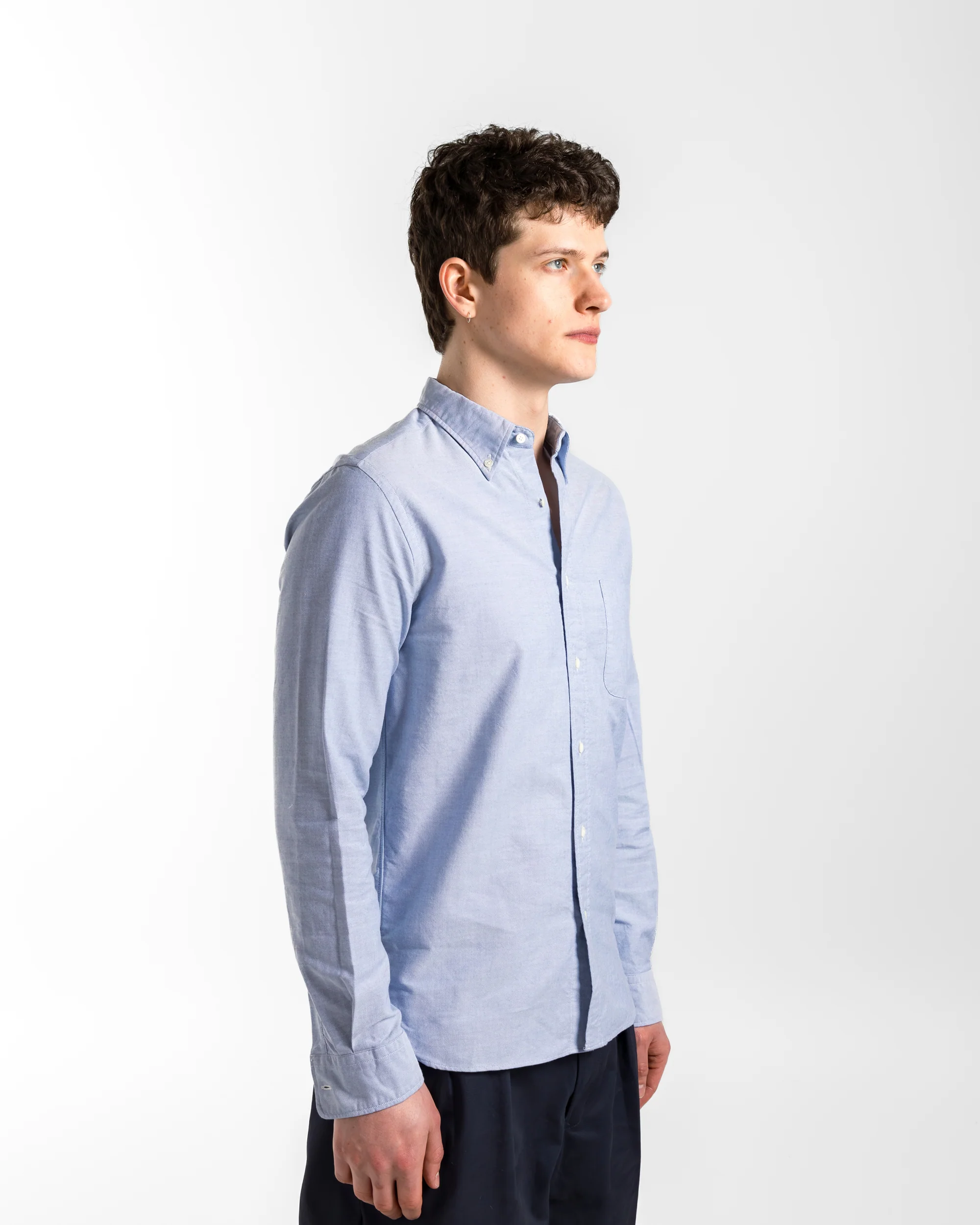 B.D. Oxford Shirt - Blue - Image 3