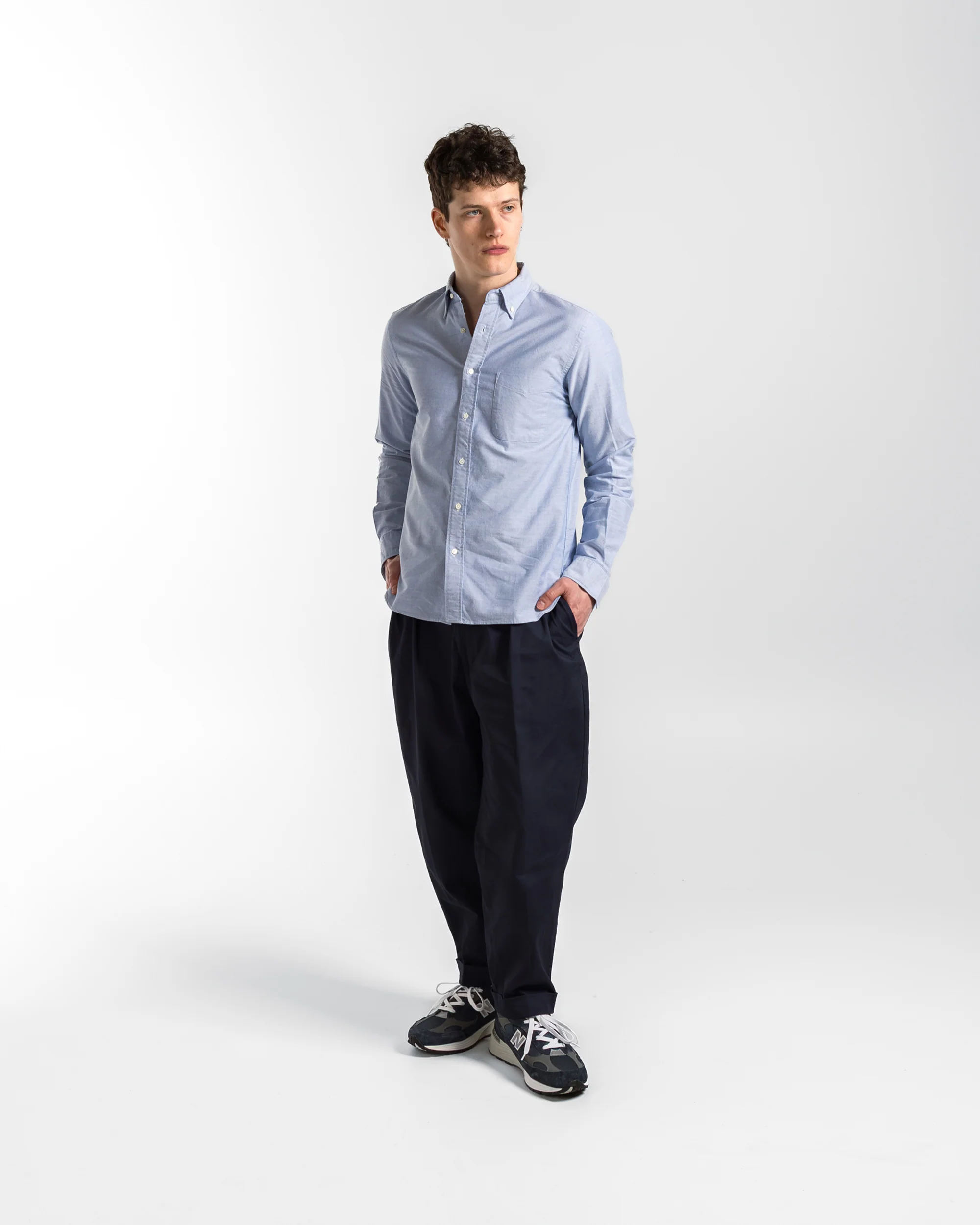 B.D. Oxford Shirt - Blue - Image 6