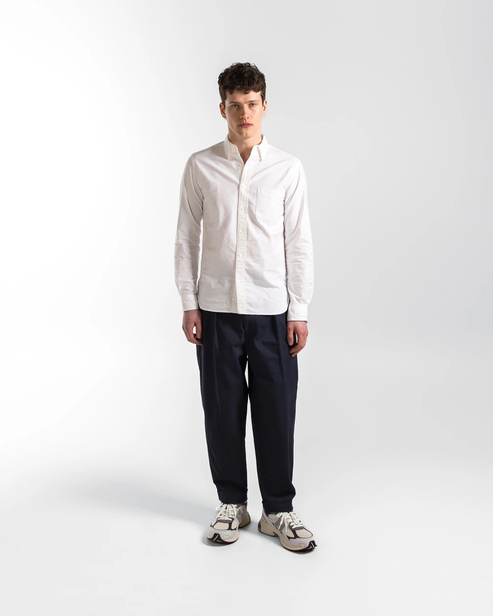B.D. Oxford Shirt - White - Image 6