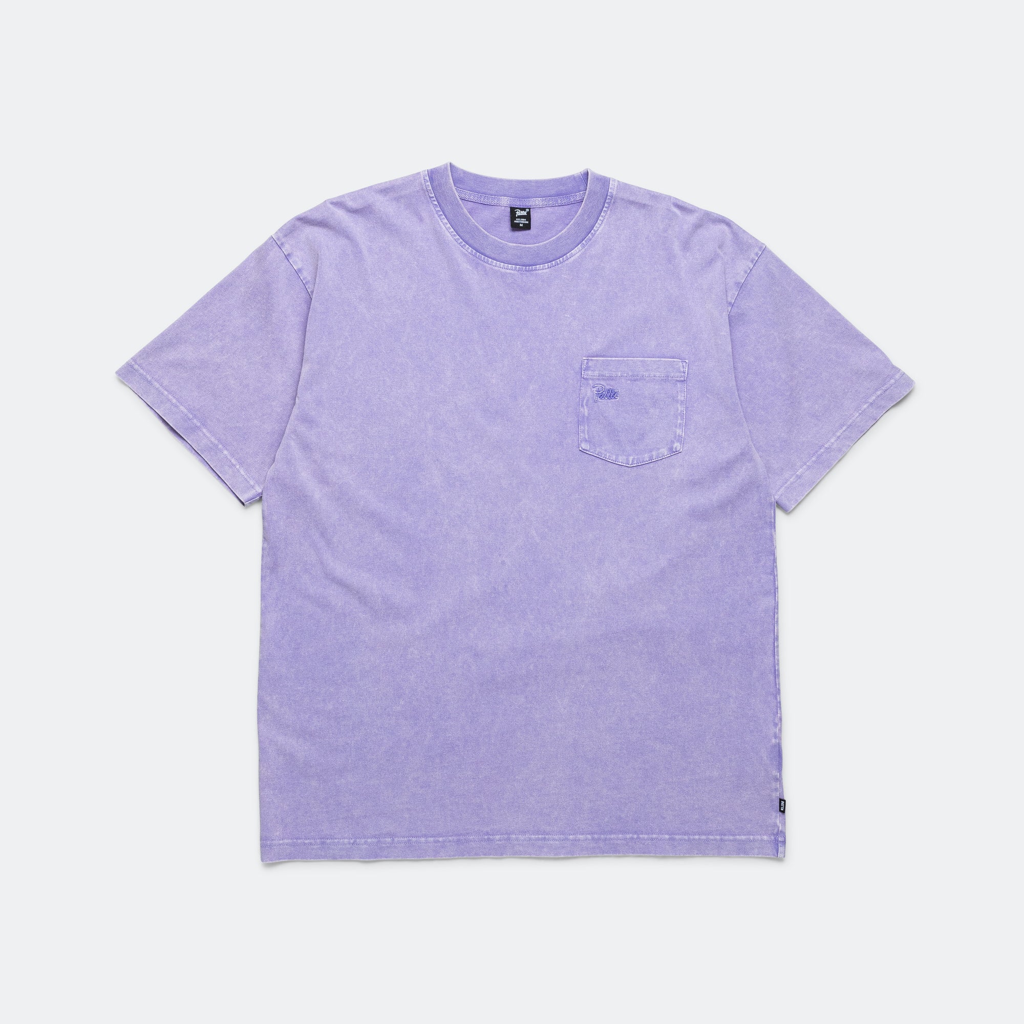 Basic Washed Pocket T-Shirt - Paisley Purple
