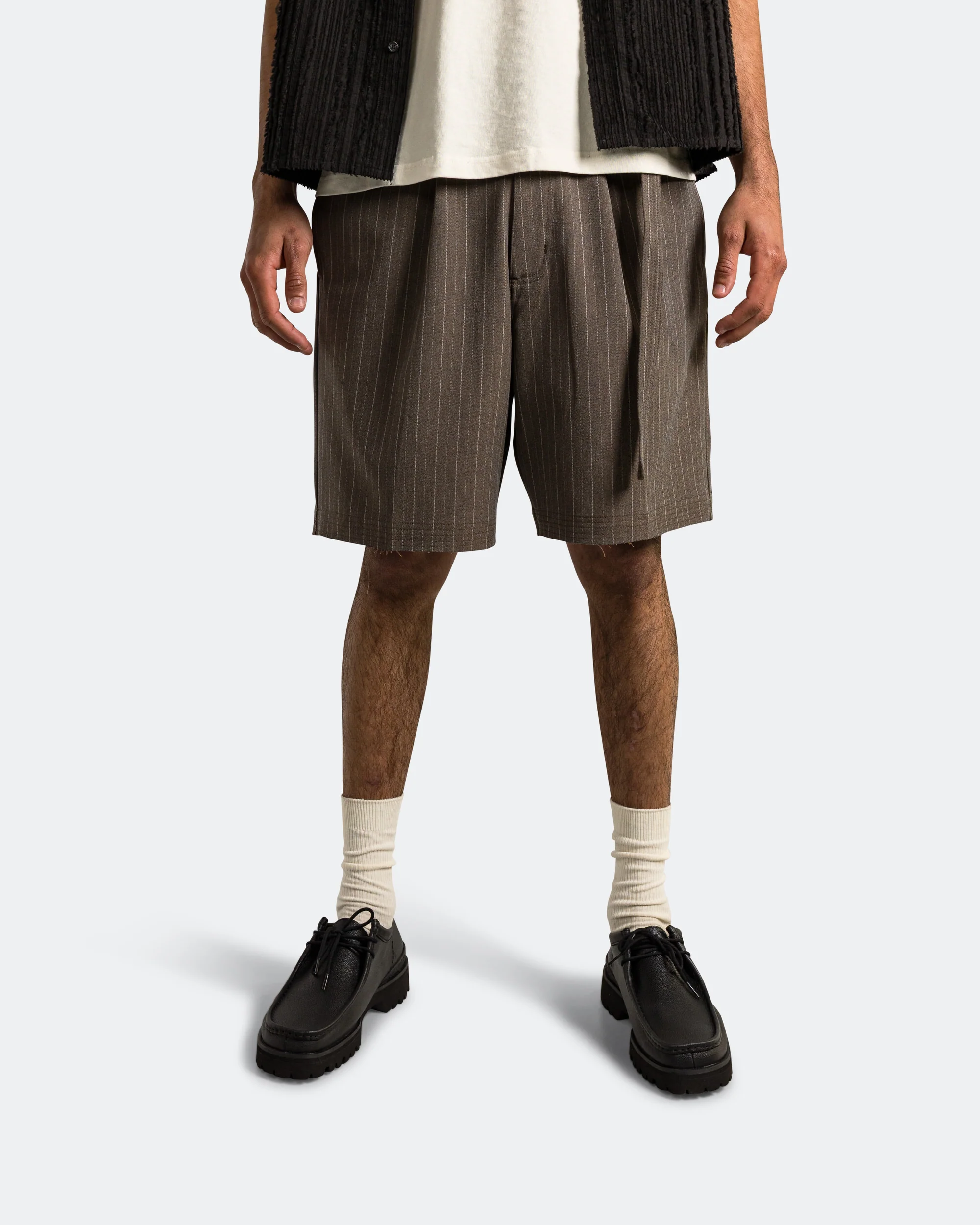 Cut Short - Brown Pinstripe - Image 2