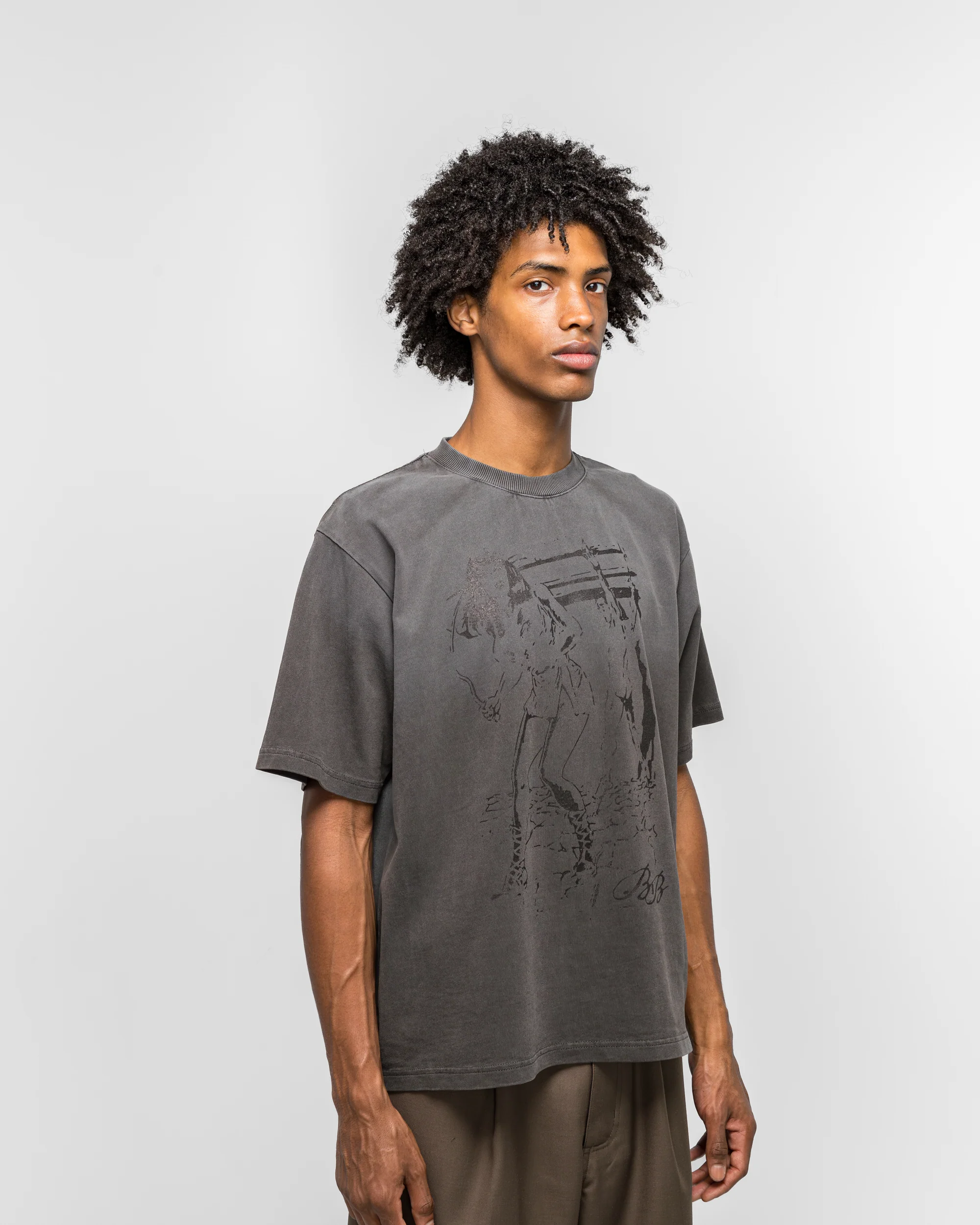 Dom Tee - Sun Faded Black - Image 3