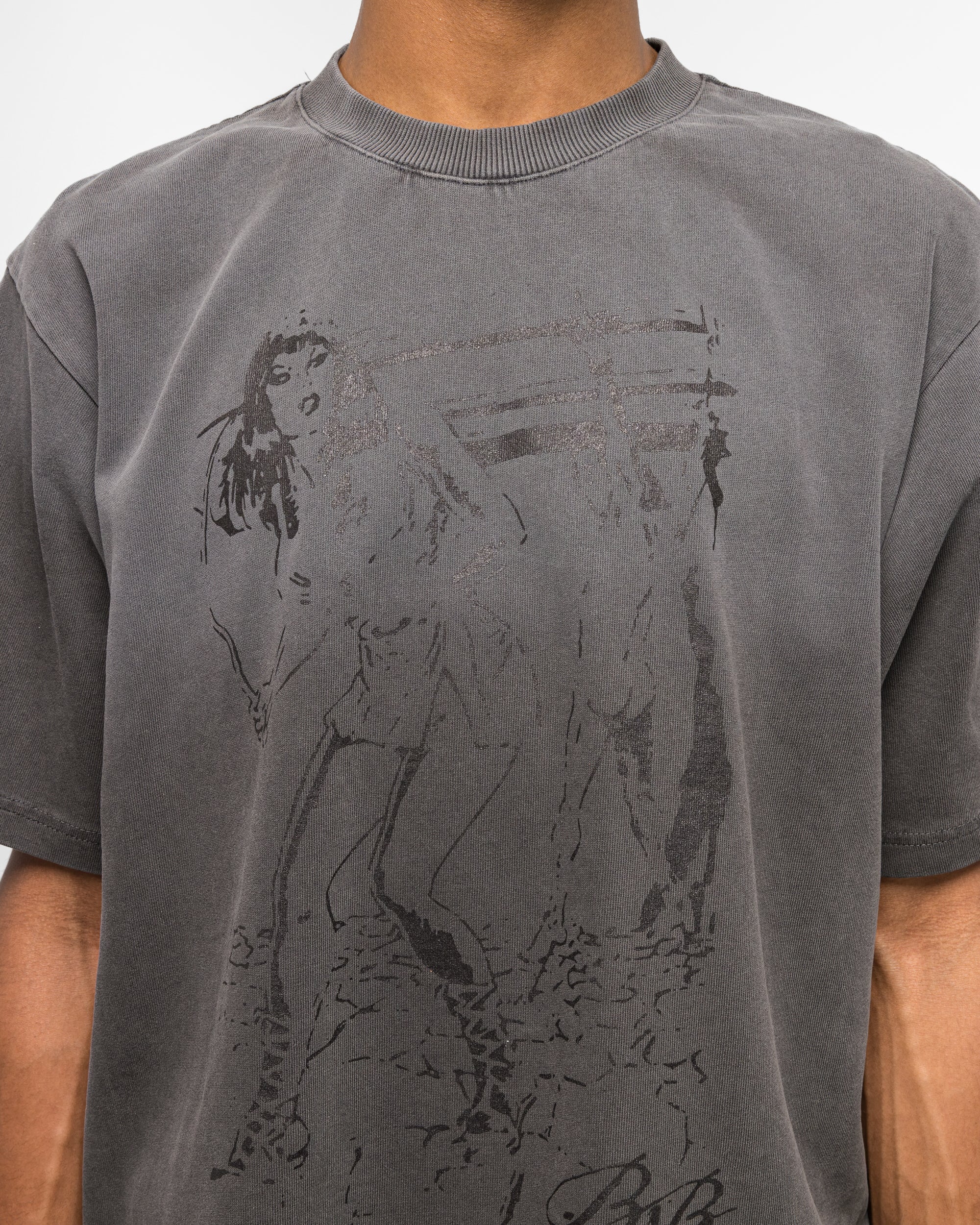 Dom Tee - Sun Faded Black - Image 5