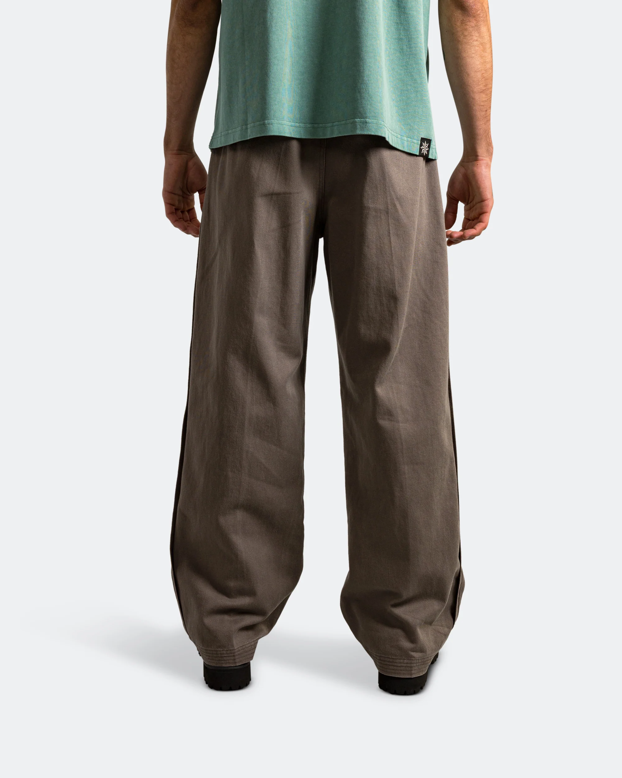 Pleated Work Pant - Gravel - Image 4