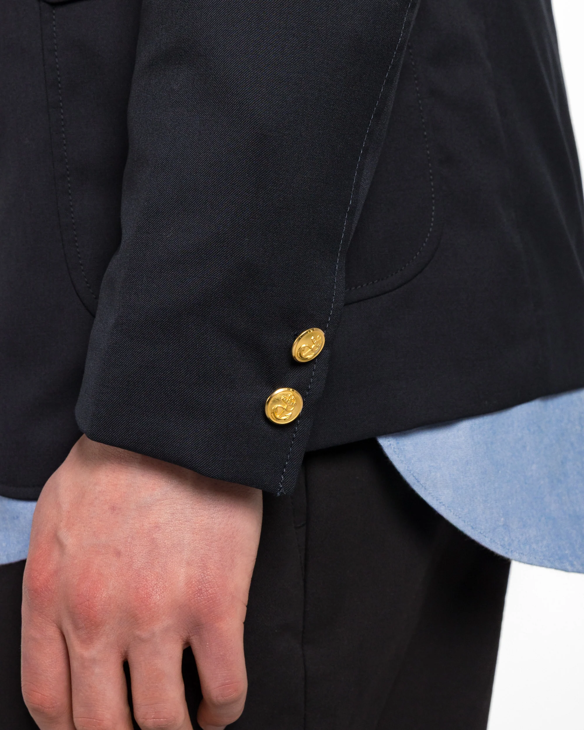 3B Blazer Combat Wool - Navy - Image 5