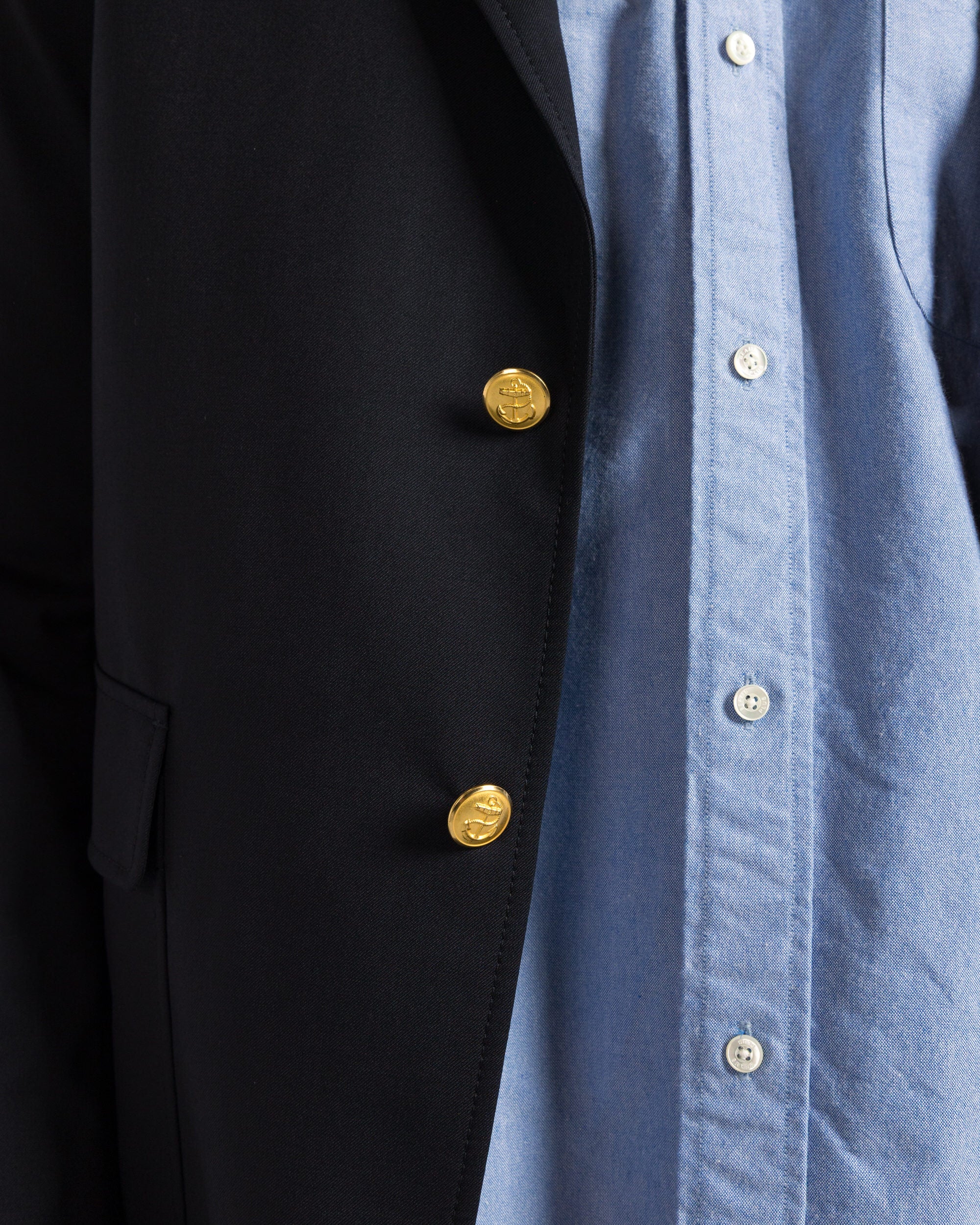 3B Blazer Combat Wool - Navy - Image 6