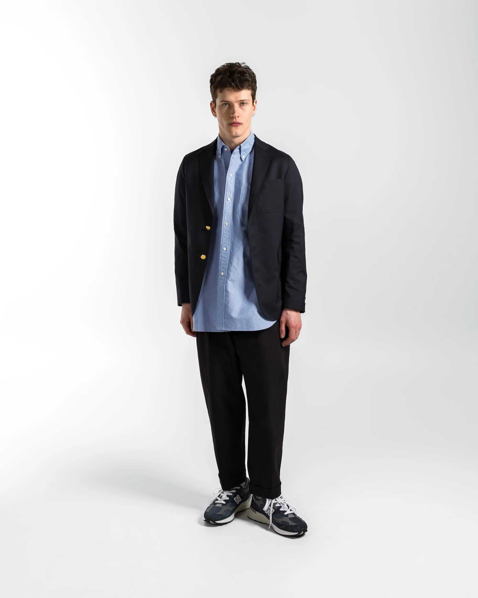 3B Blazer Combat Wool - Navy - Image 7