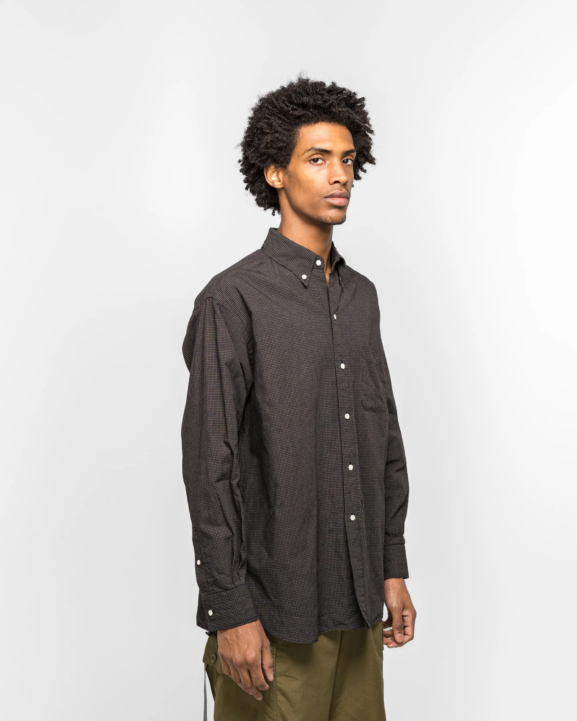 B.D. Graph Plaid - Black - Image 3