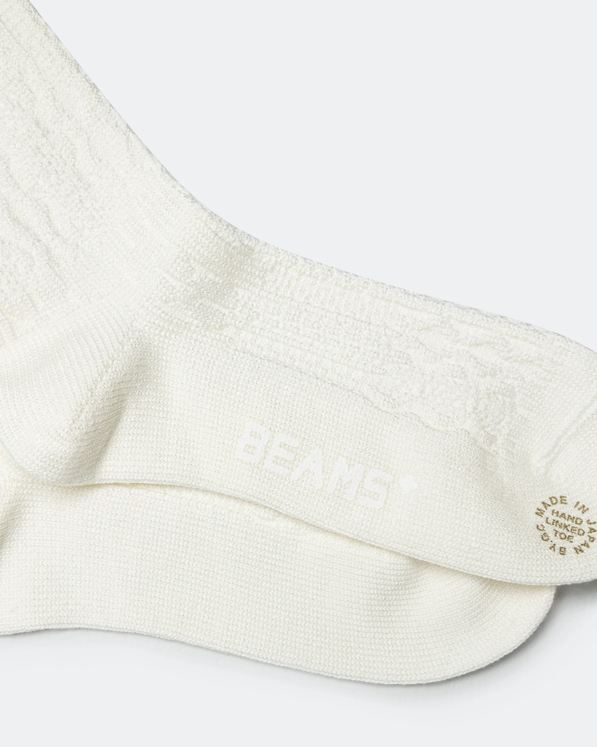 Patchwork Like Socks - Ivory - Image 4